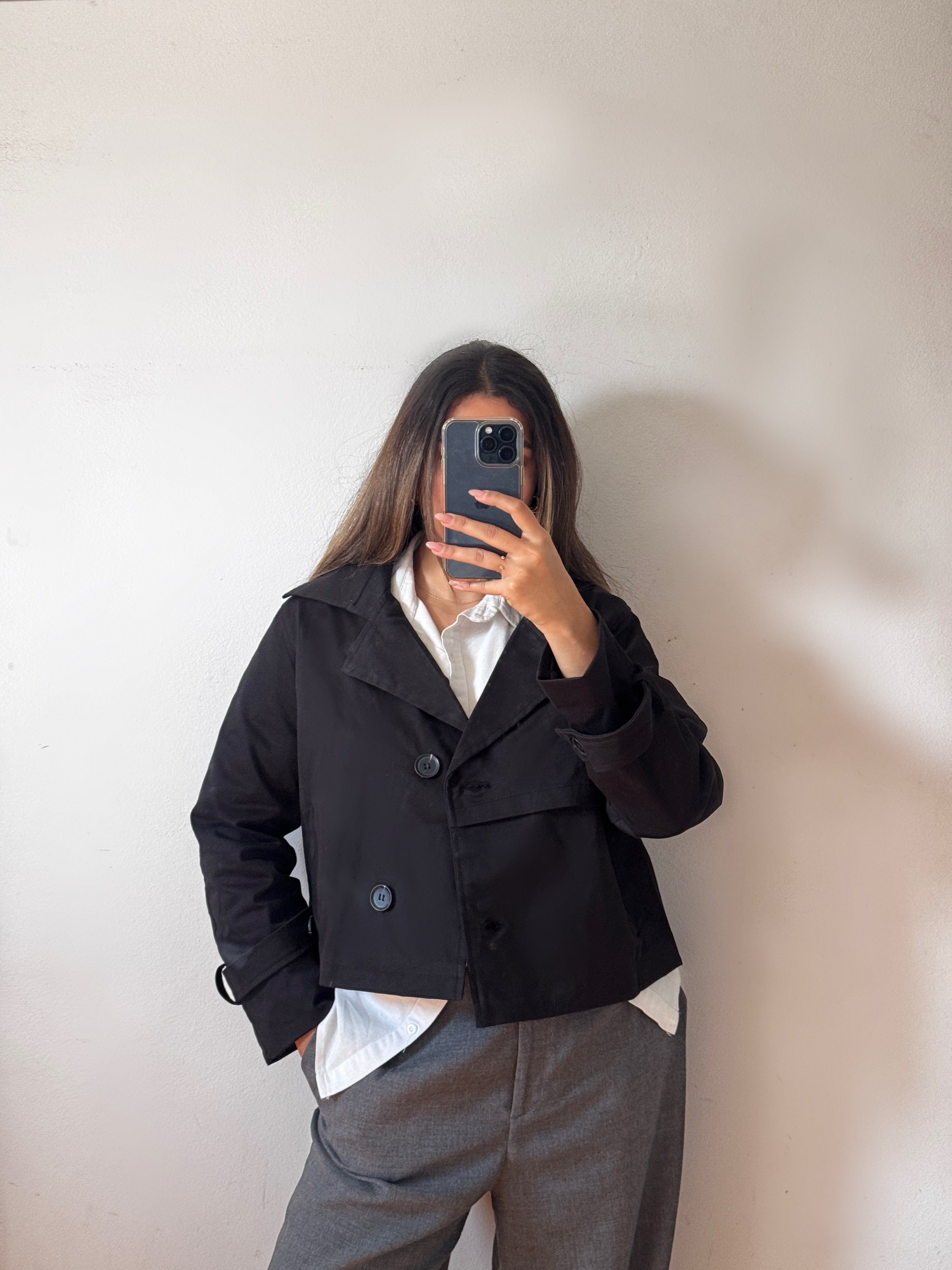 Black | Trench Jacket