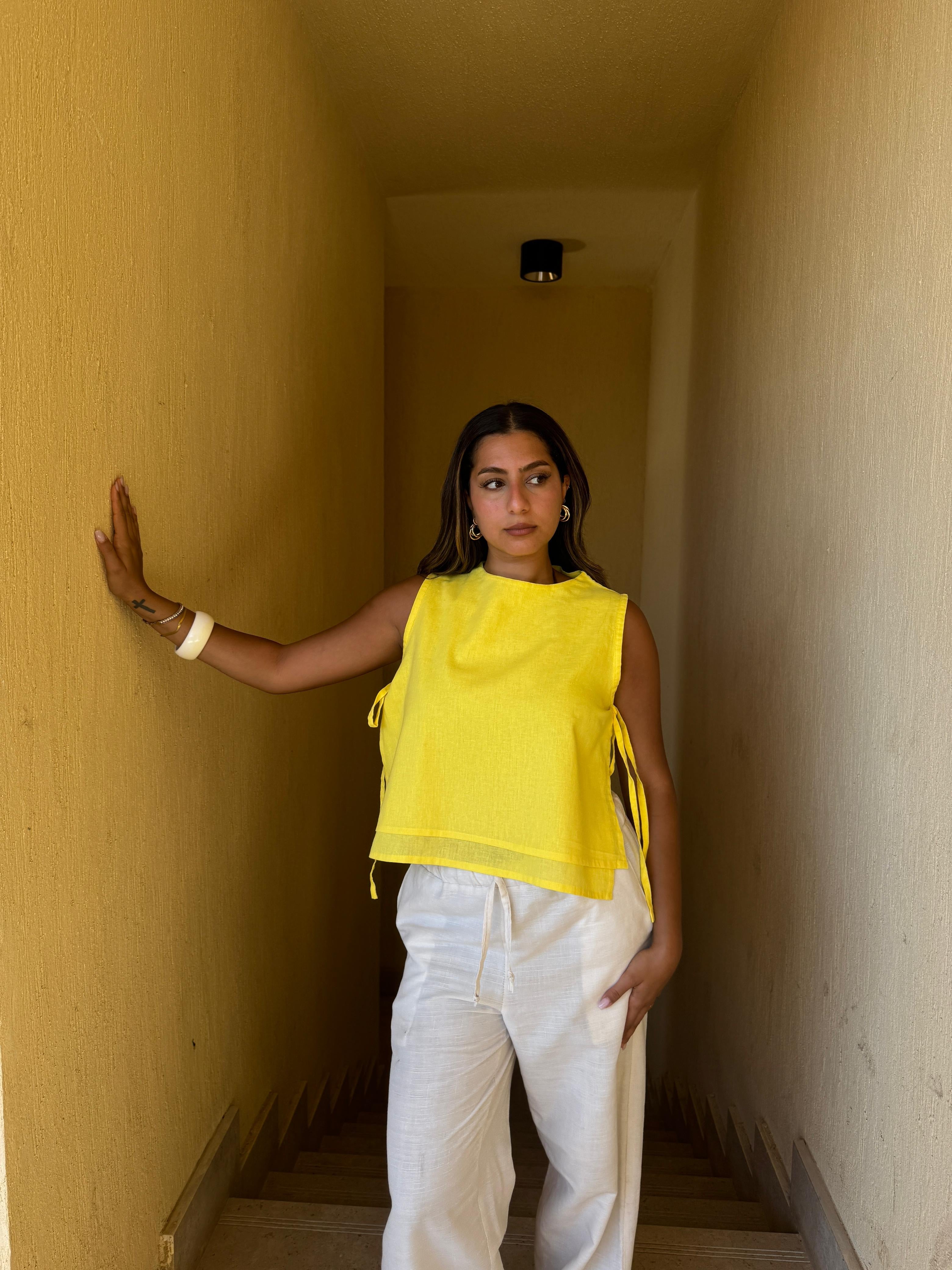 Yellow | Side Straps Top