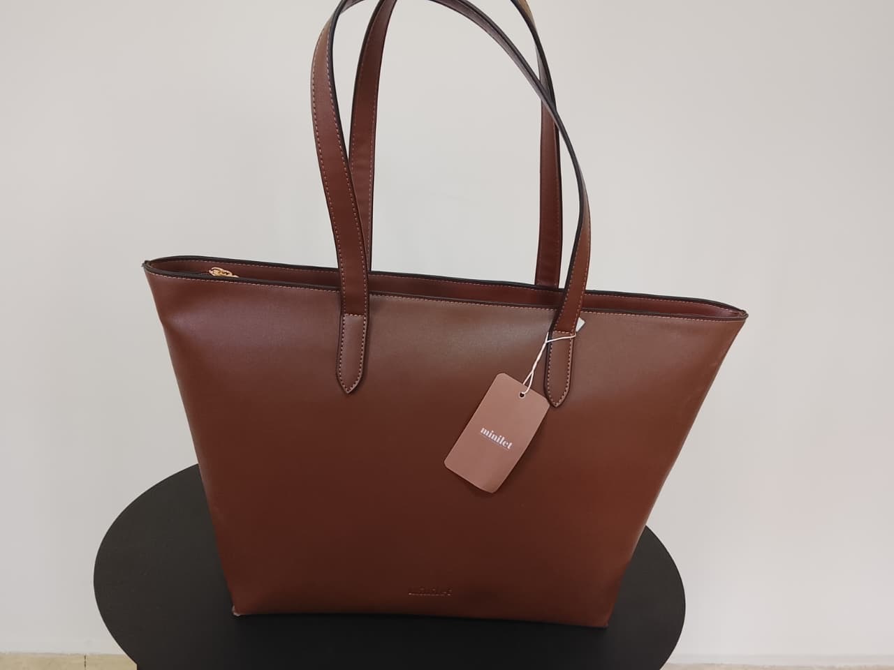 Brown | Zipper Classic Tote (Zero Waste 🌿)