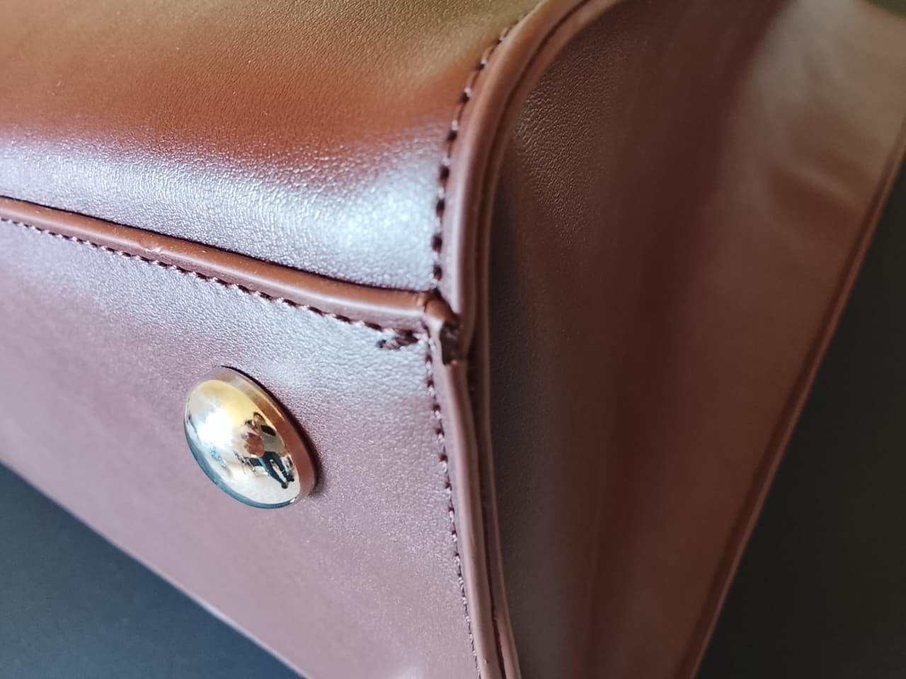 Dark Brown | Large Basic Tote(Zero Waste 🌿)