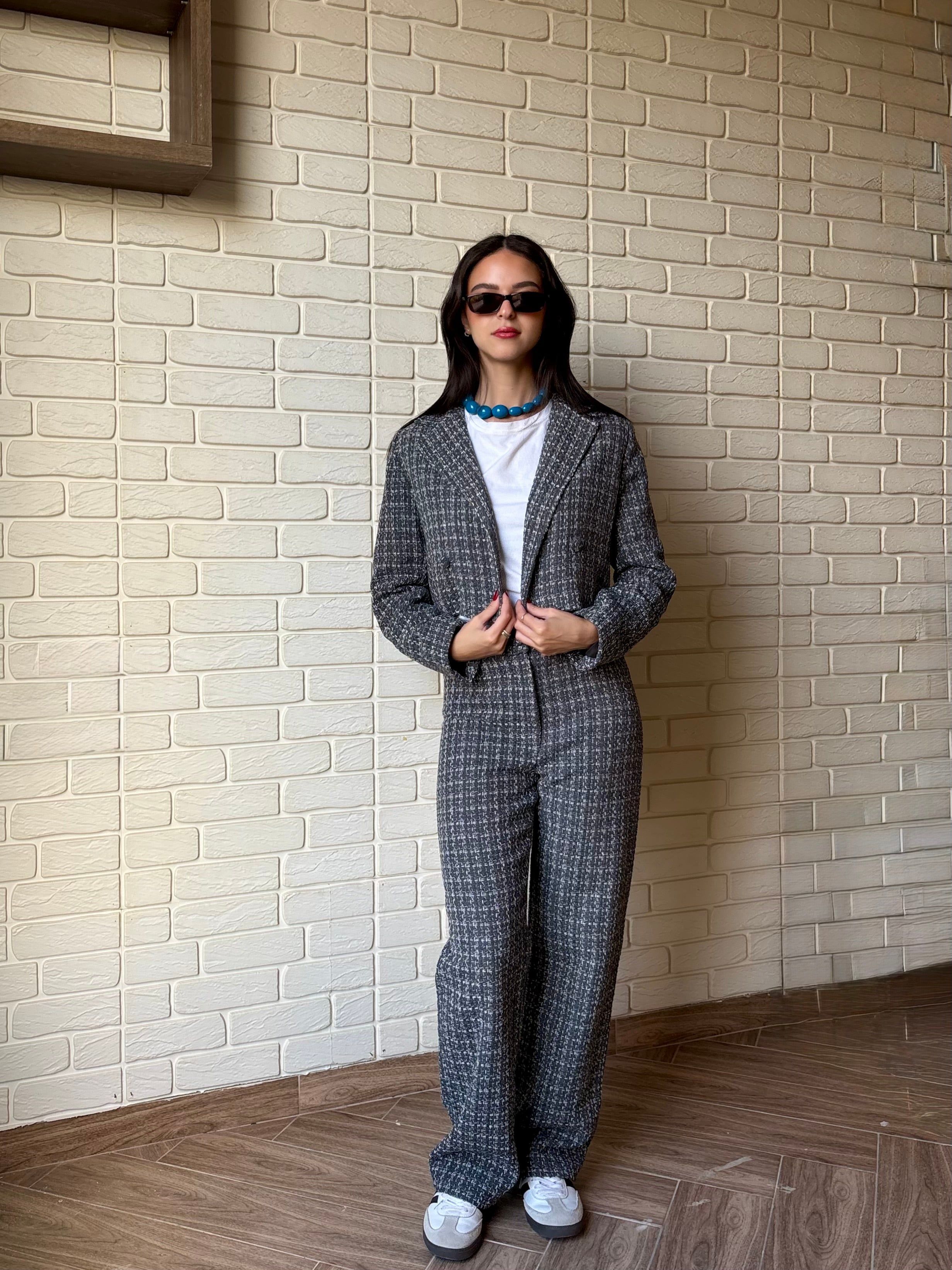 Tweed Blazer Set