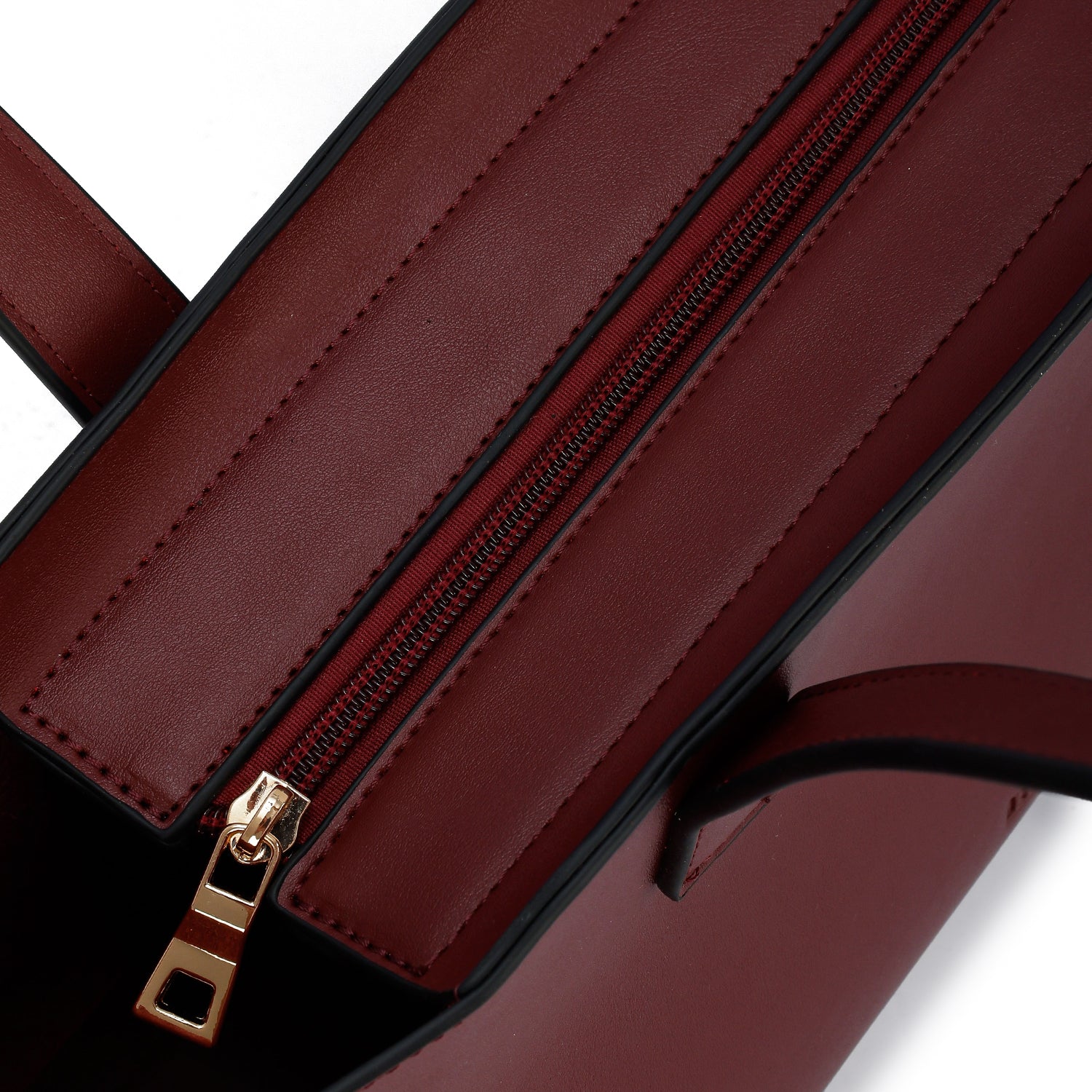 Rectangular Small Basic Tote With a Zipper (New)