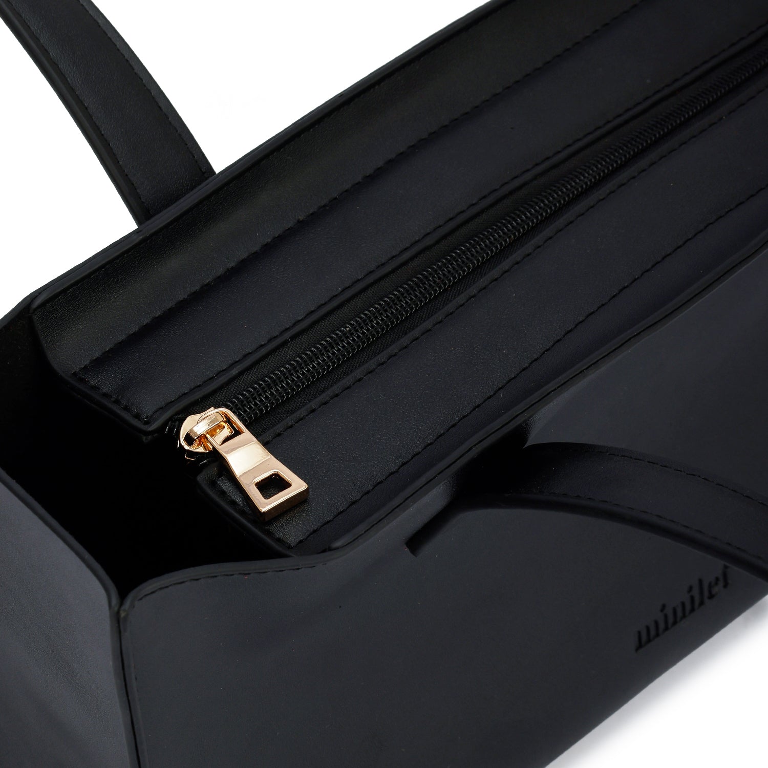 Rectangular Small Basic Tote With a Zipper (New)