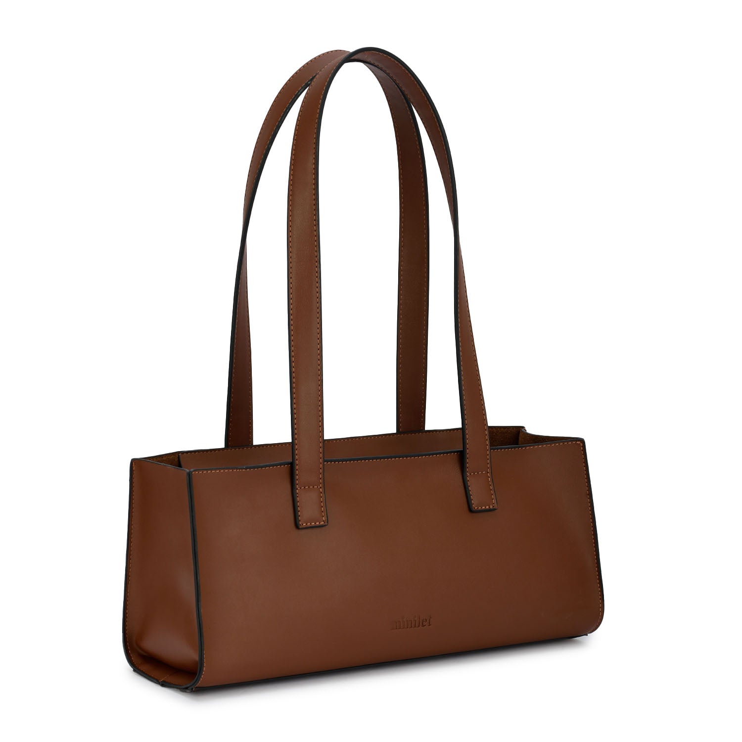 Rectangular Small Basic Tote With a Zipper (New)