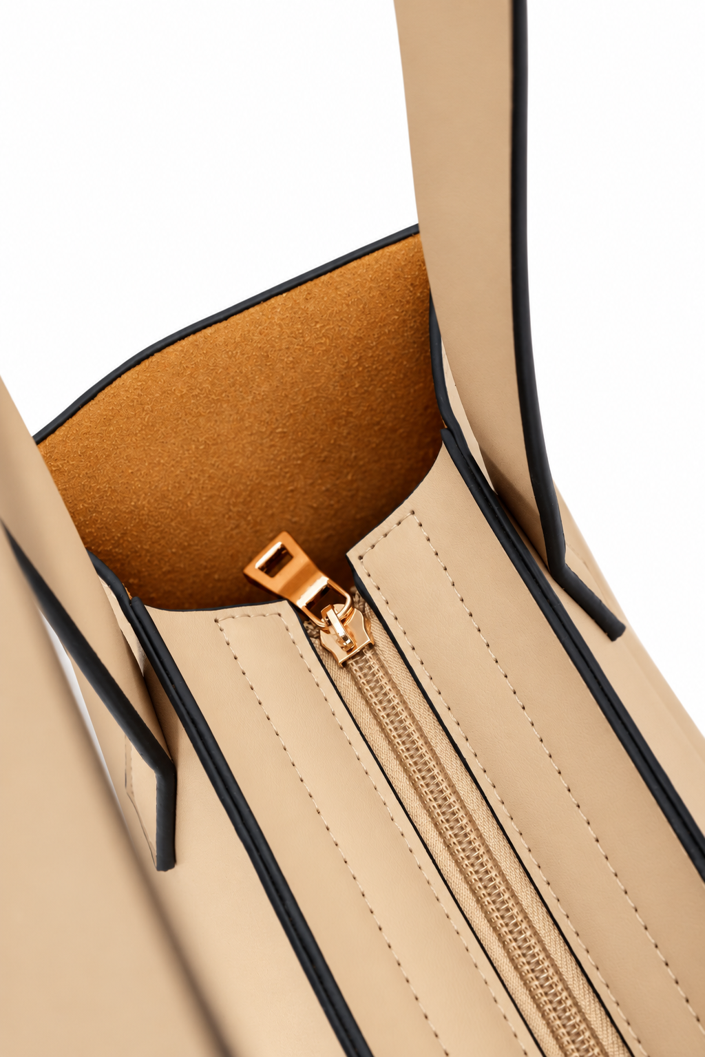 Small Basic Tote With a Zipper