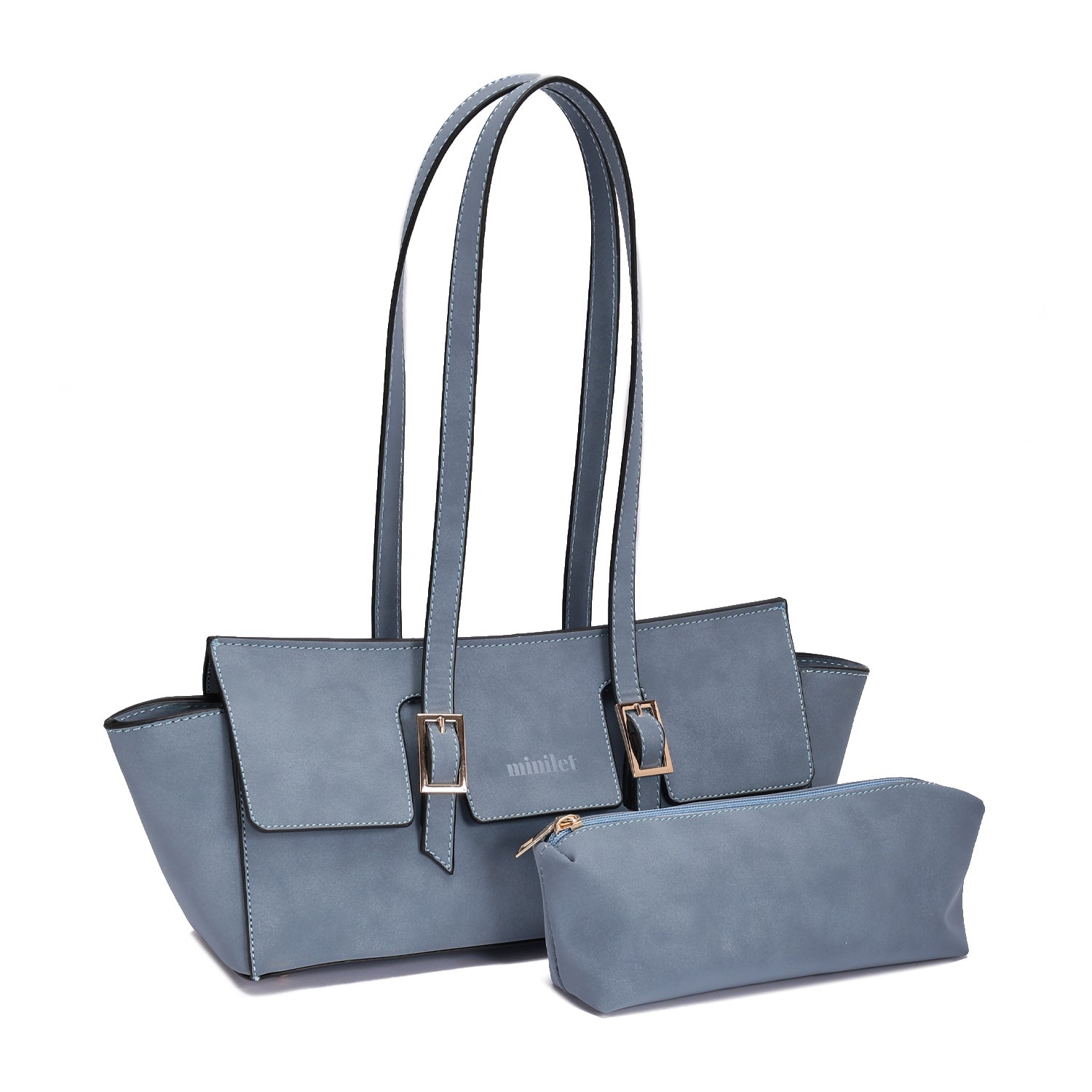 Suede Shoulder Bag in Bag