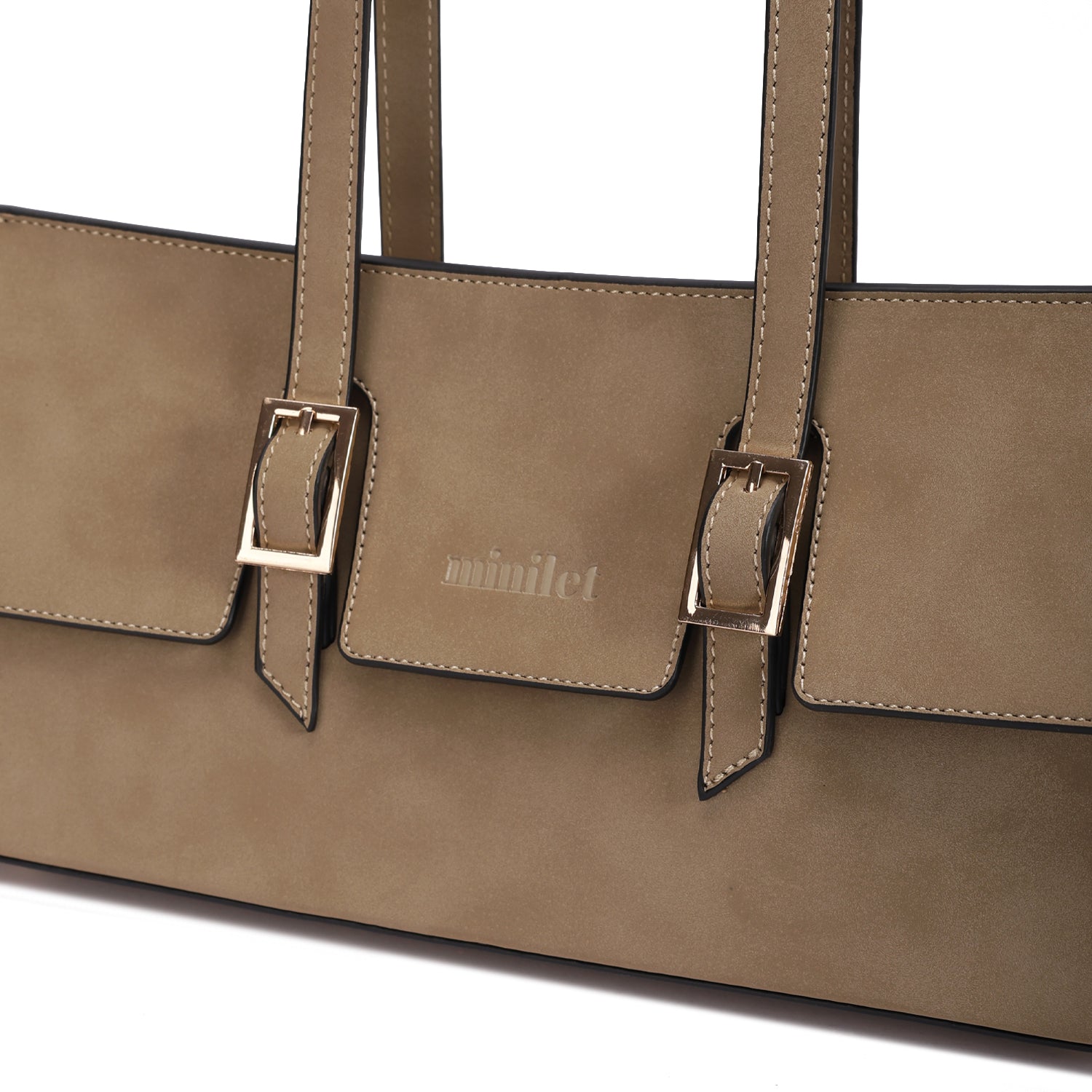 Suede Shoulder Bag in Bag