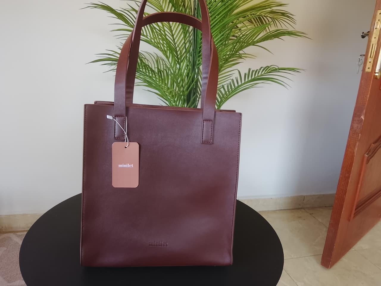Dark Brown | Basic Tote (Zero Waste 🌿)