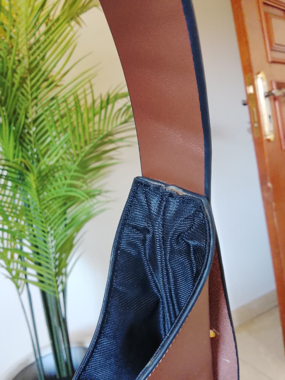 Brown | Leather Bag With Eyelets (Zero Waste 🌿) (Copy)