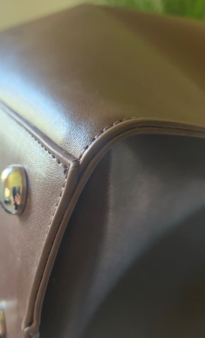 Dark Brown | Large Basic Tote(Zero Waste 🌿)
