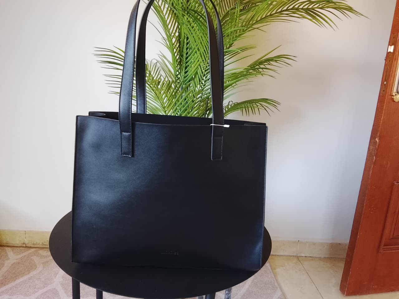 Black | Large Basic Tote(Zero Waste 🌿)