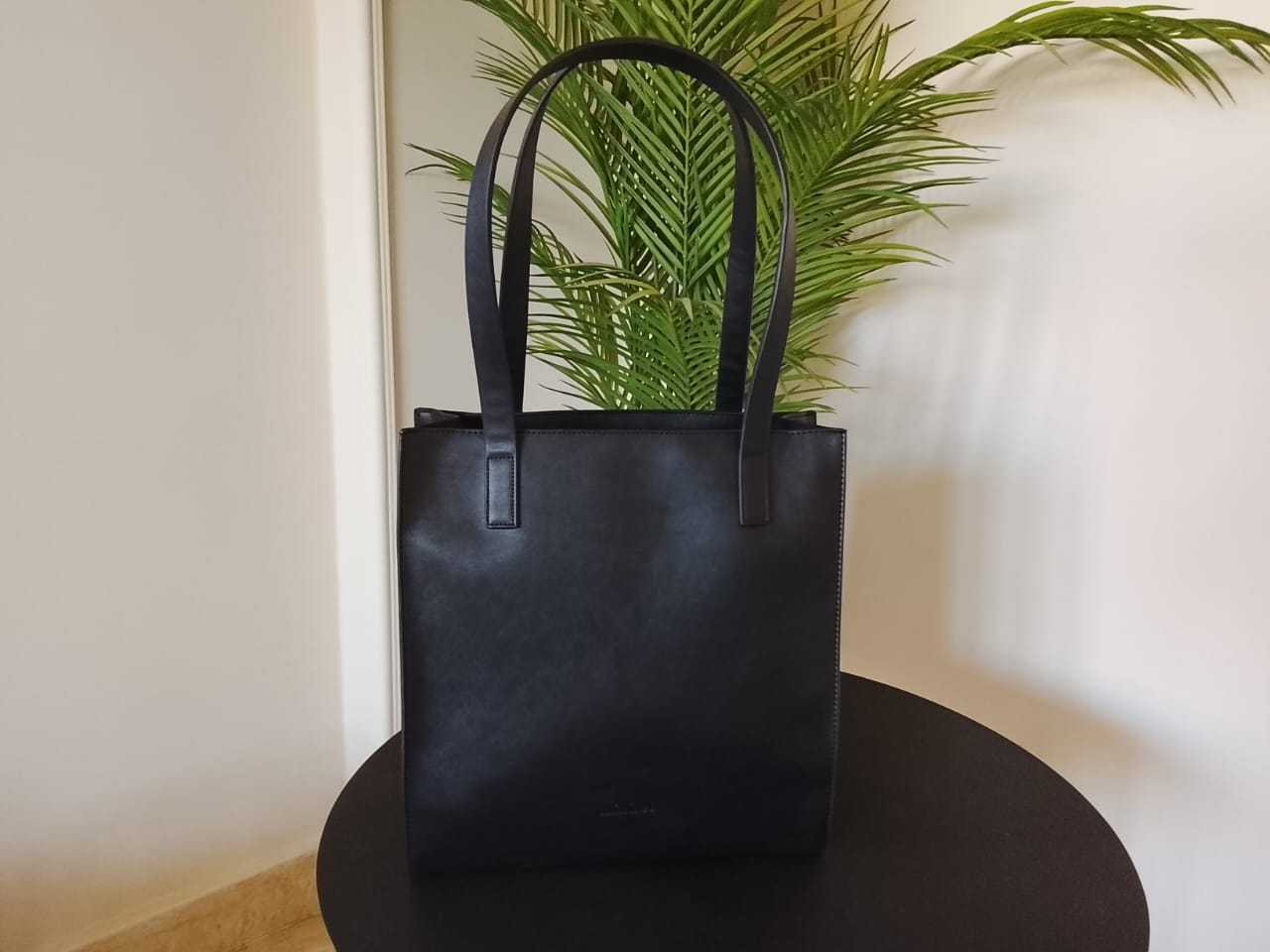 Black | Basic Tote With a Zipper (Zero Waste 🌿)
