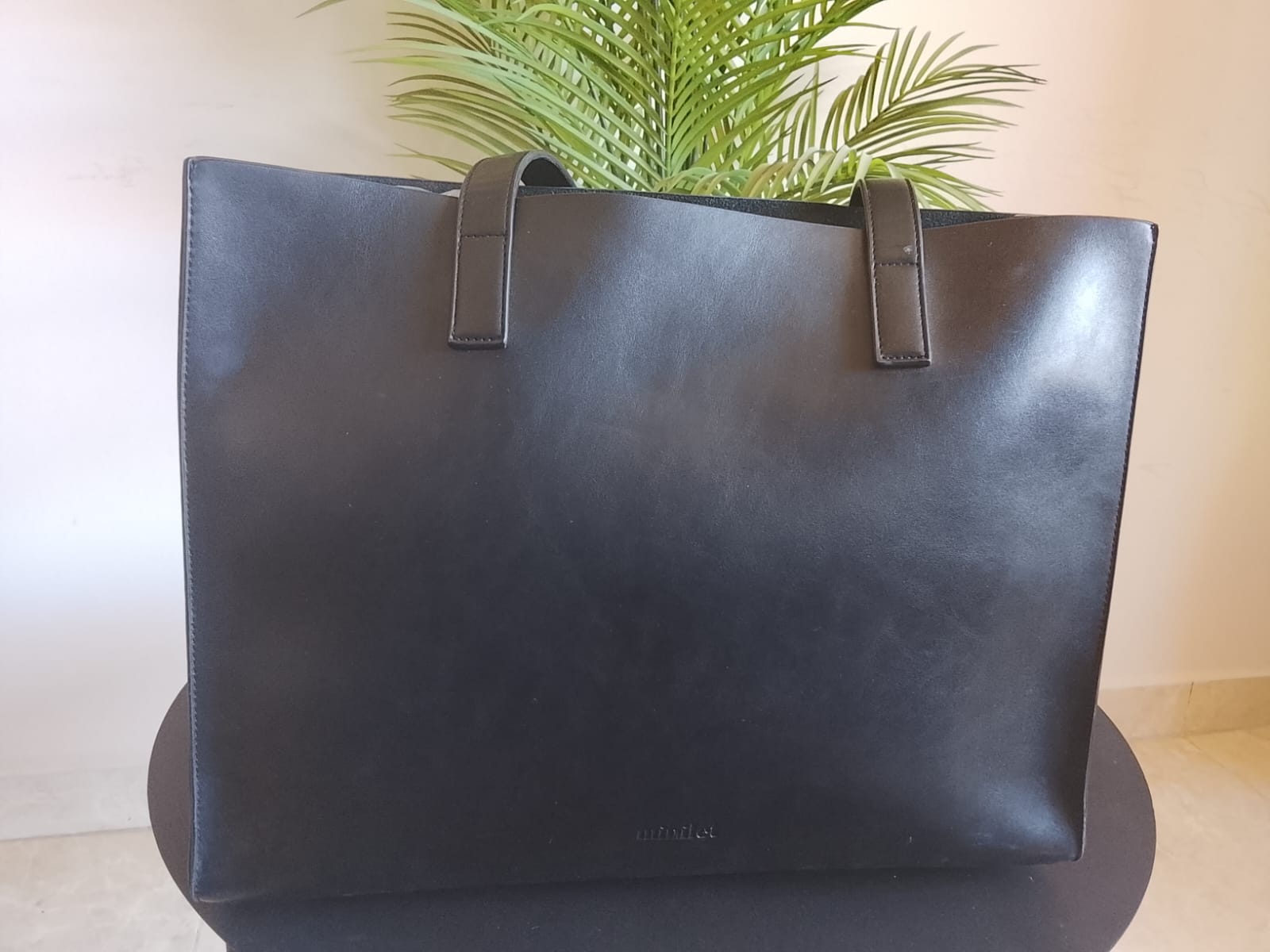 Black | Large Basic Tote(Zero Waste 🌿)