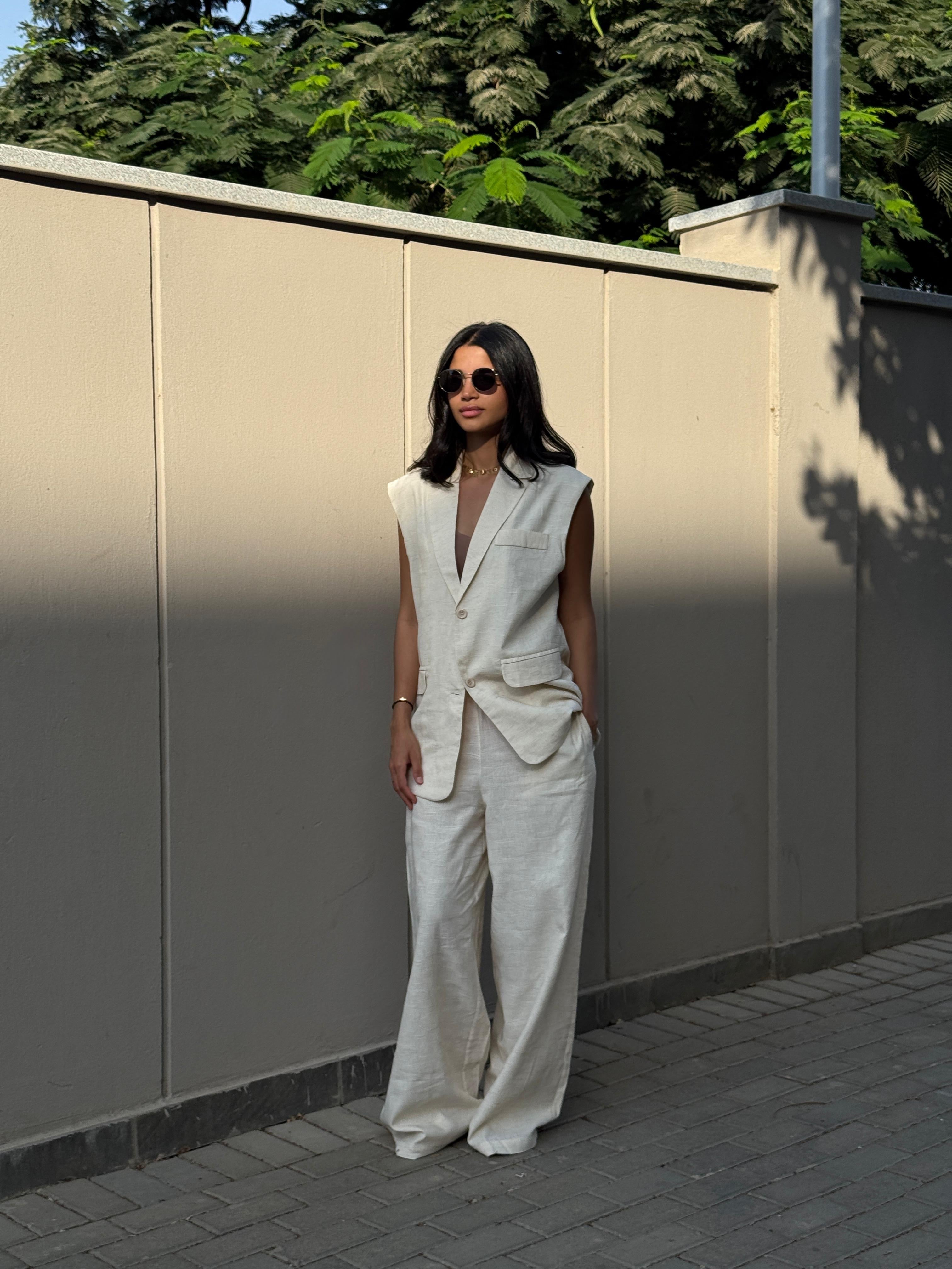 Beige | Patterned Full Set