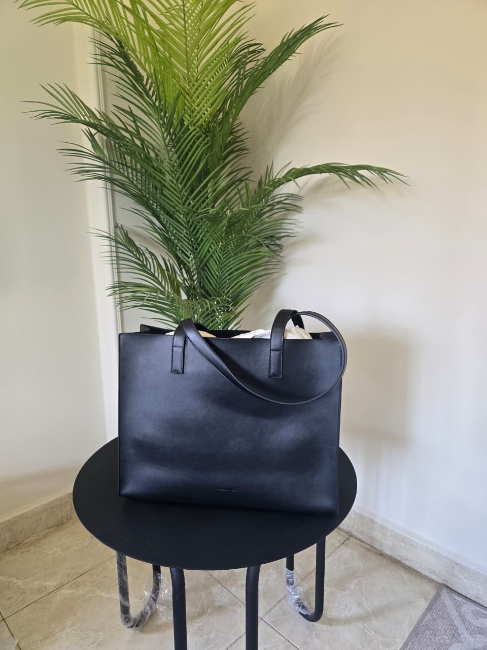 Black | Large Basic Tote(Zero Waste 🌿)