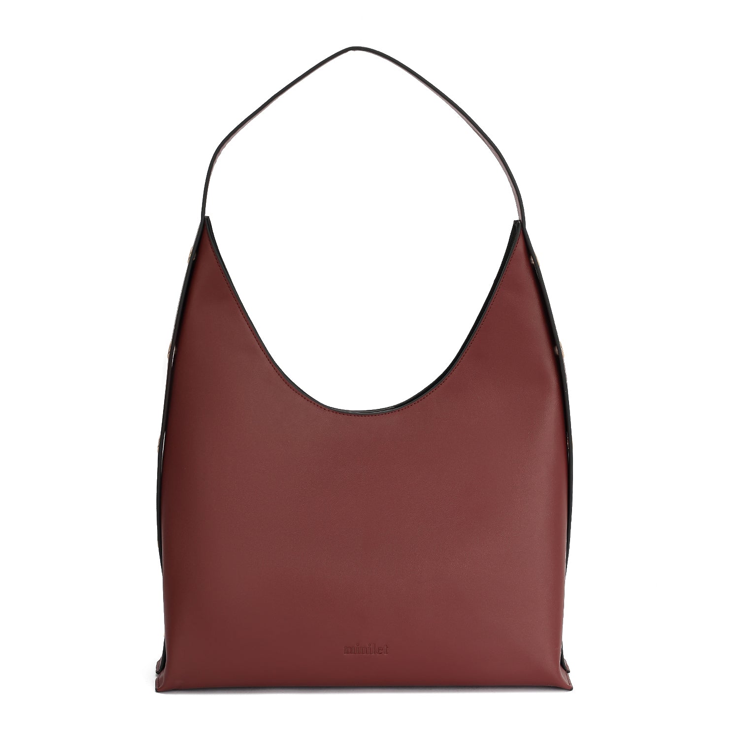 Leather Bag With Eyelets