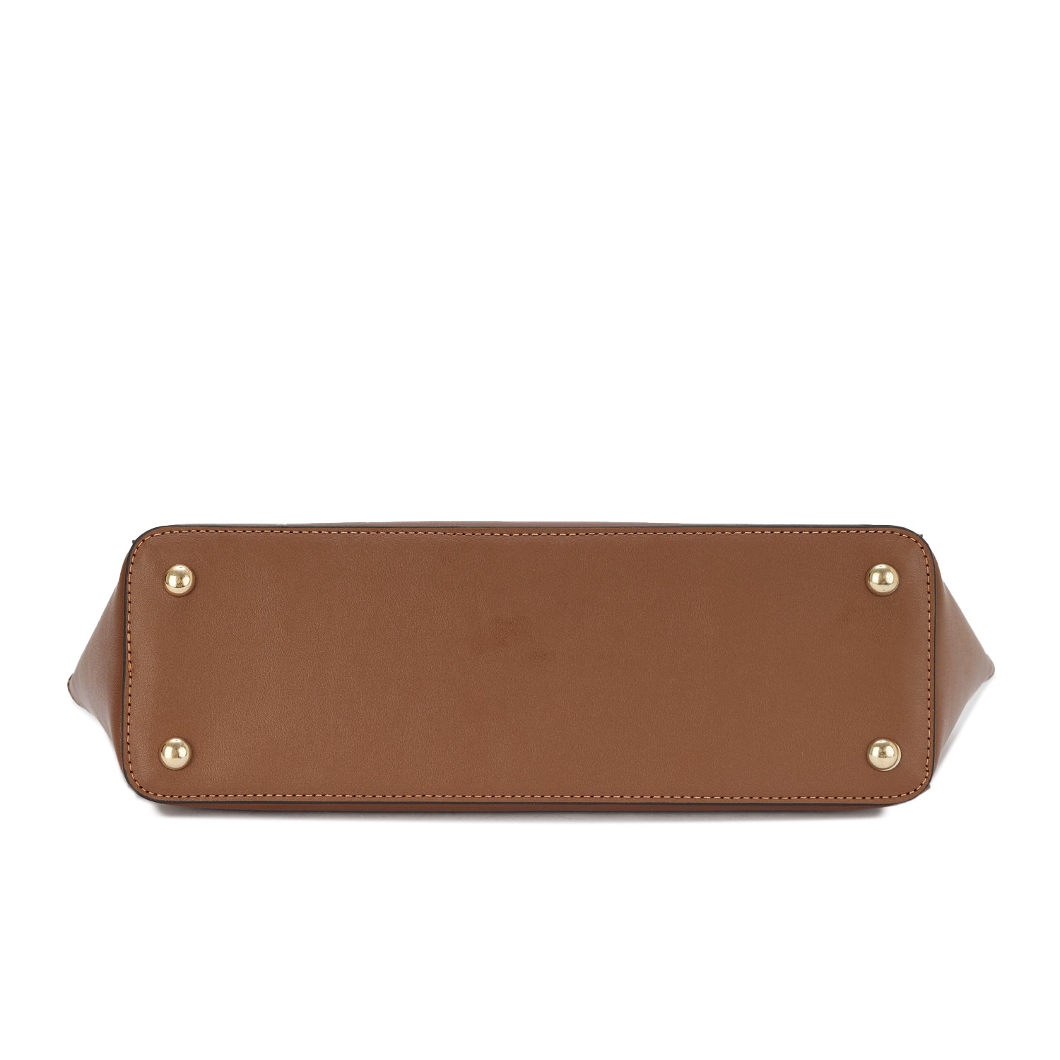 Leather Shoulder Bag in Bag