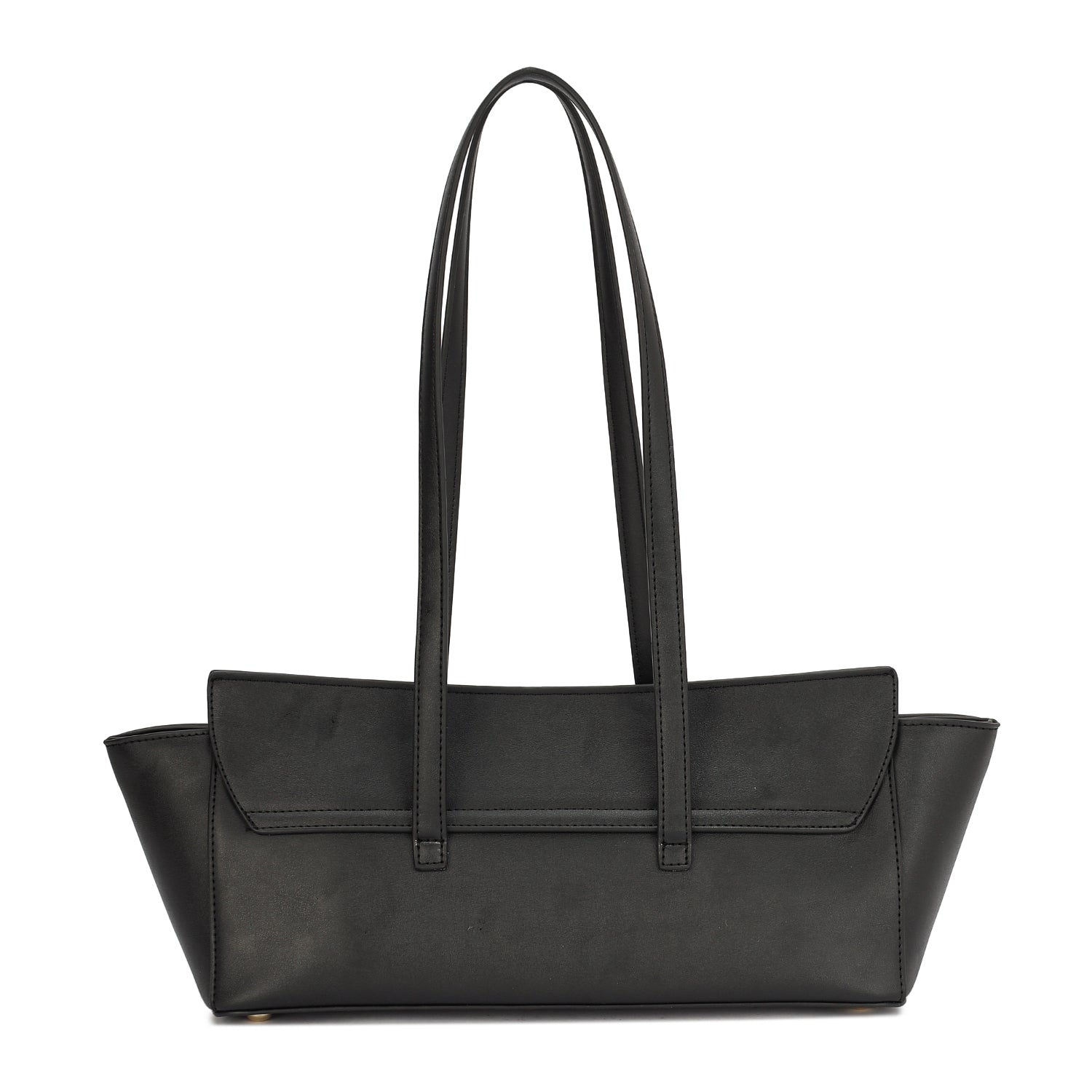 Leather Shoulder Bag in Bag