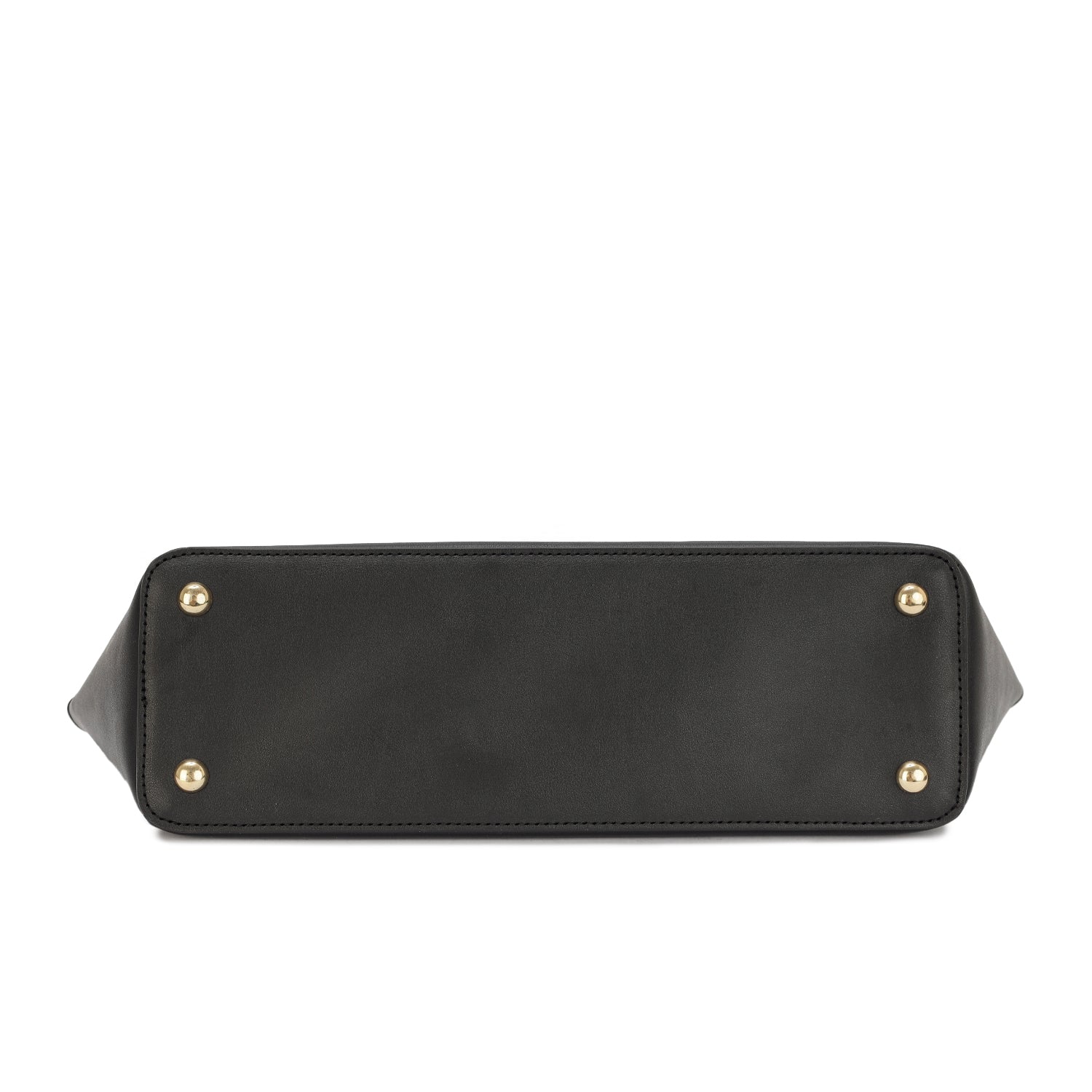 Leather Shoulder Bag in Bag