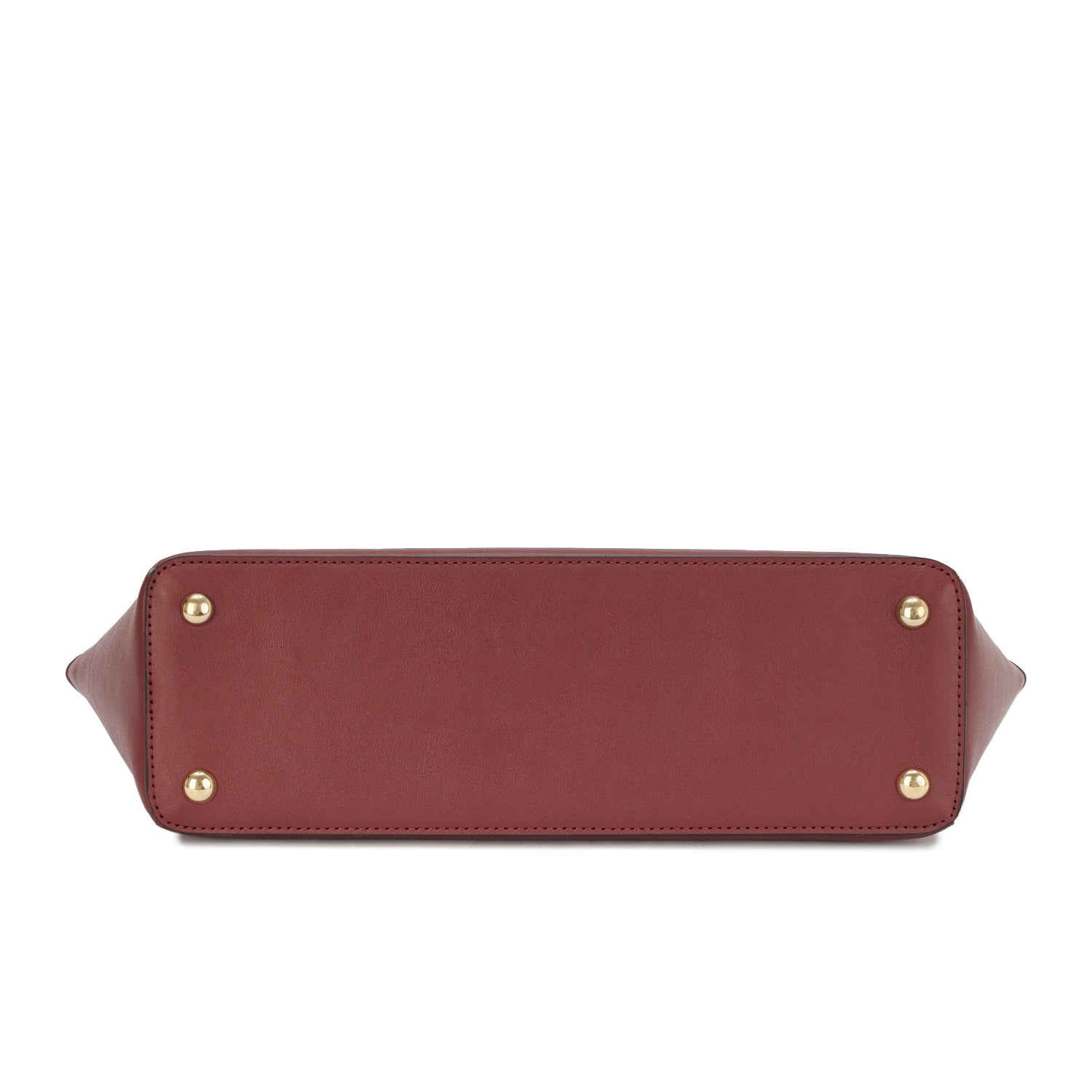 Leather Shoulder Bag in Bag