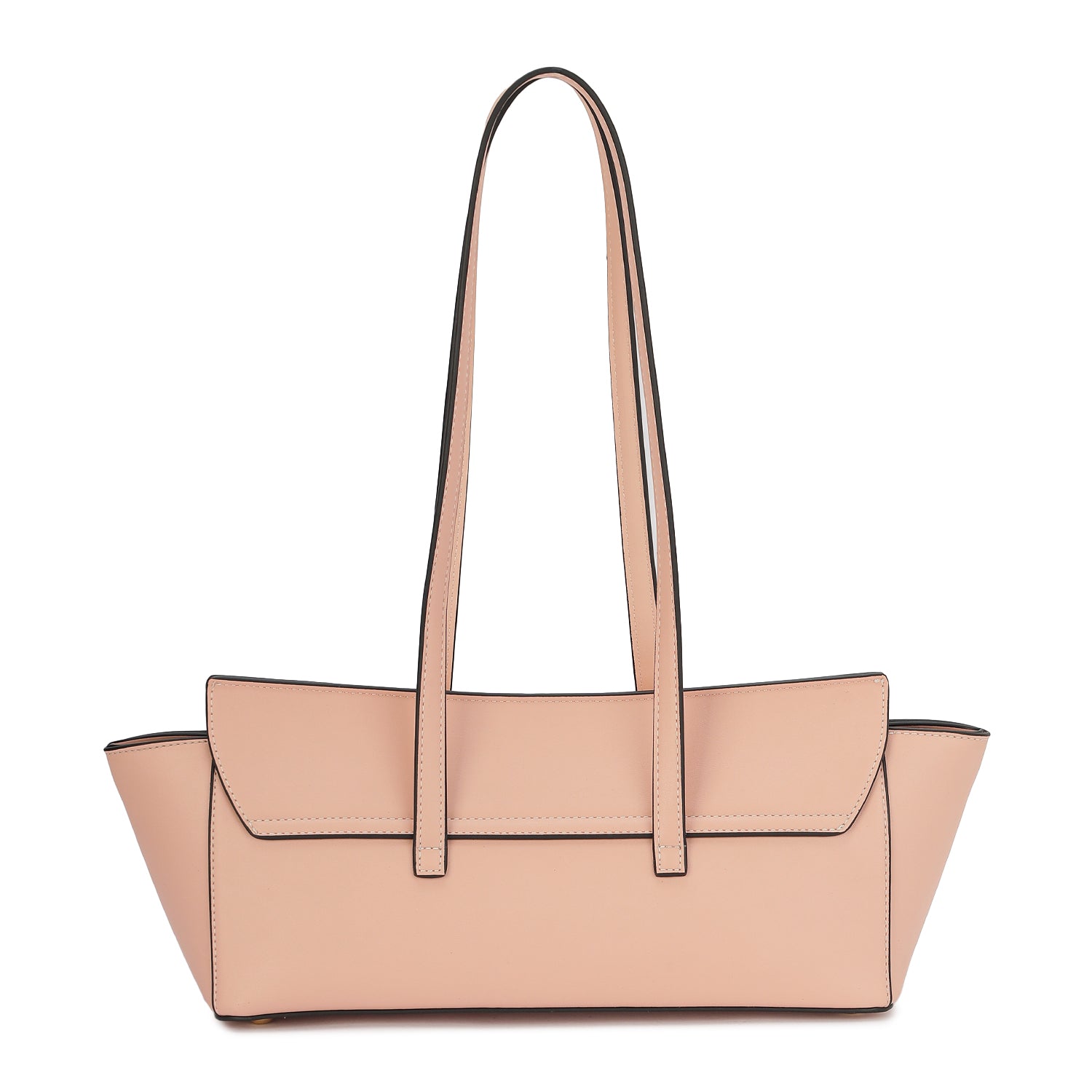 Leather Shoulder Bag in Bag