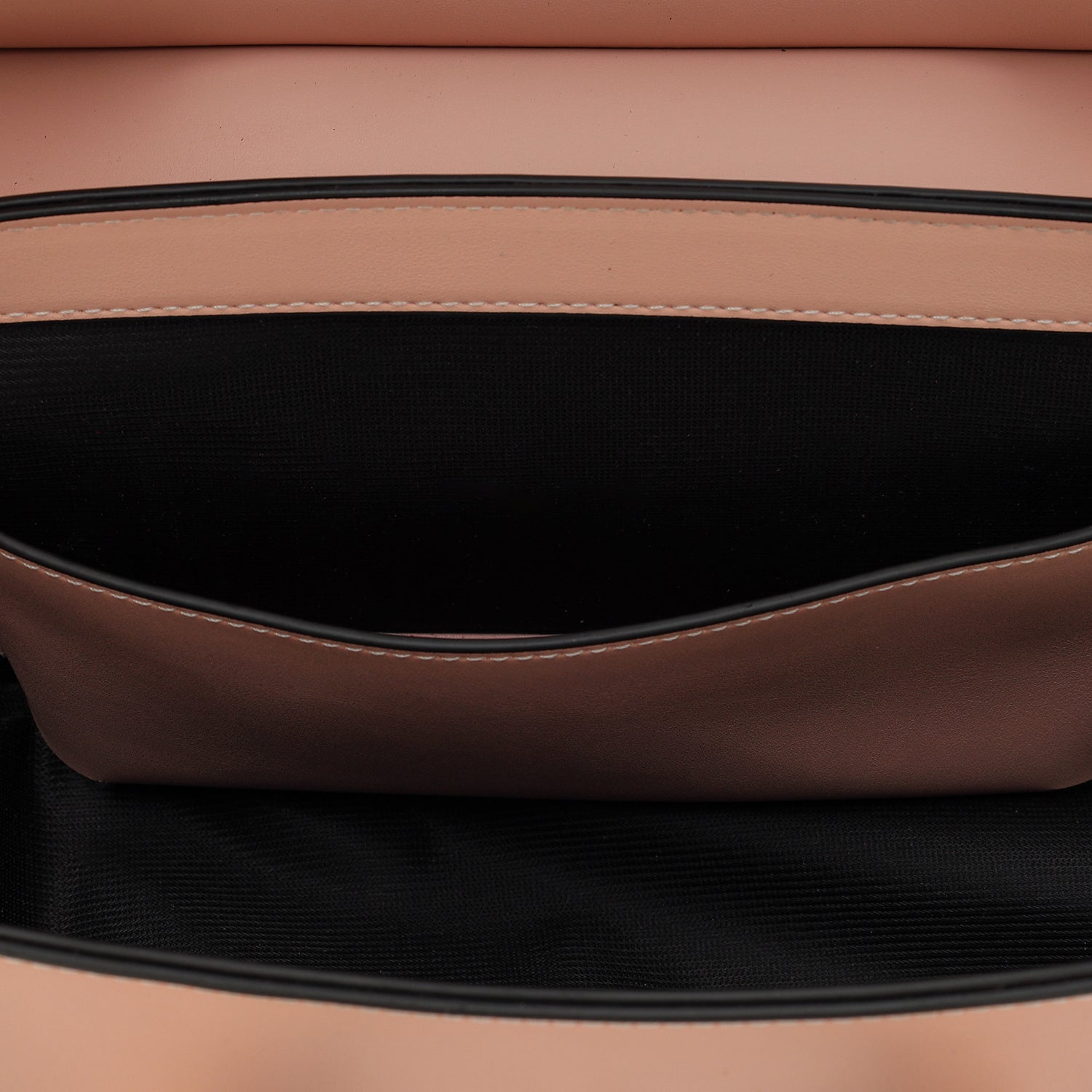 Leather Shoulder Bag in Bag