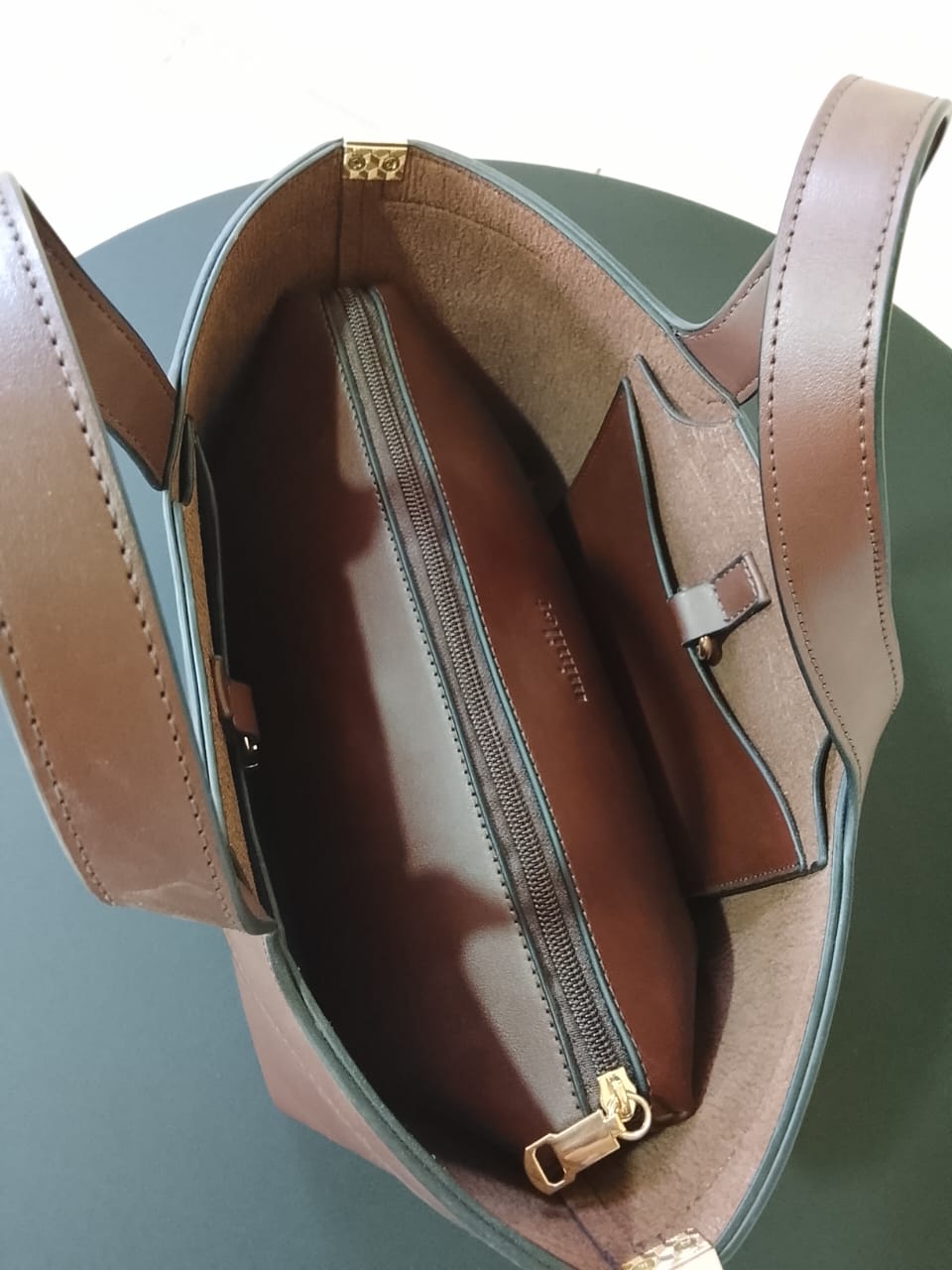 Dark brown / mini bag in bag (Zero Waste 🌿)