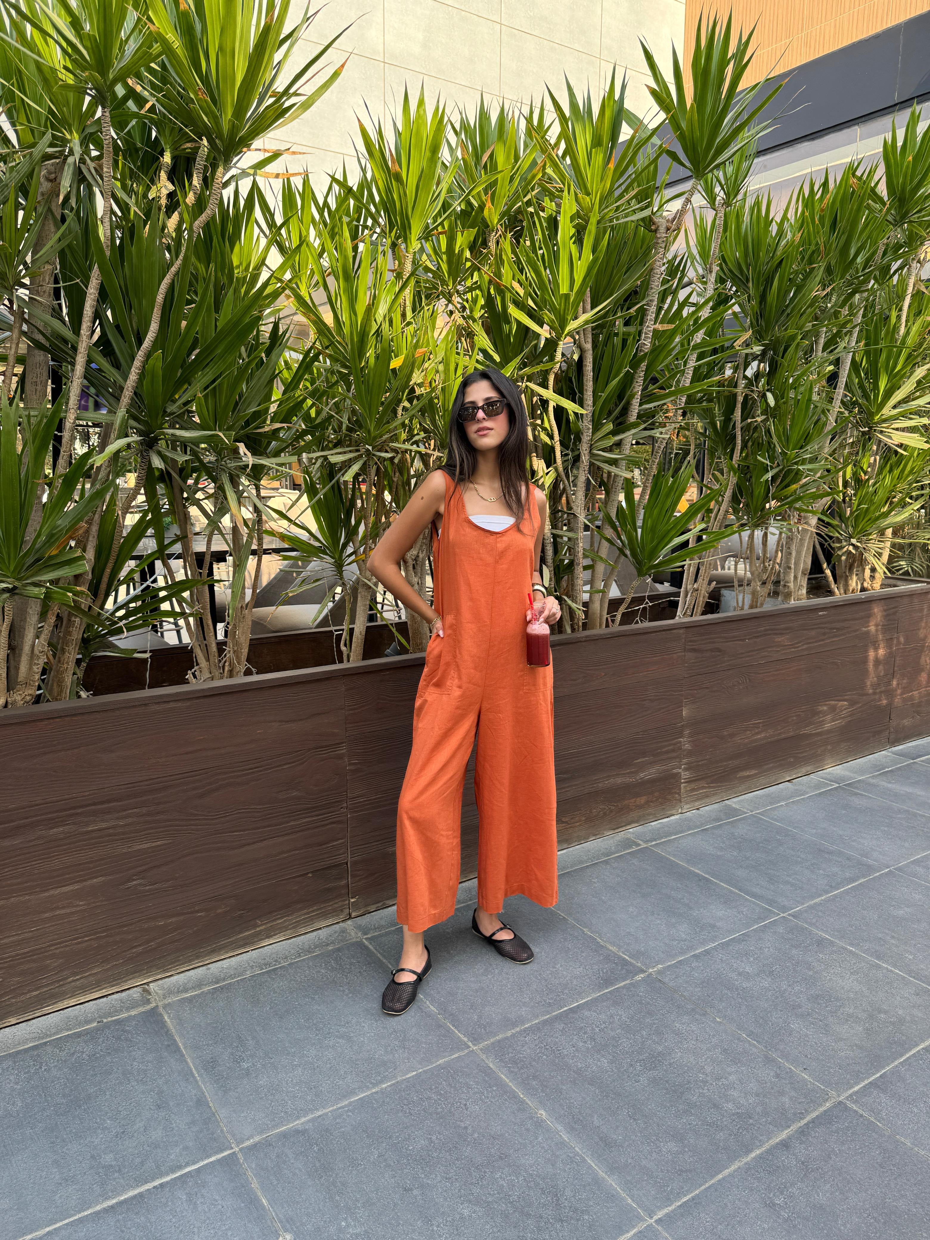Dark Orange | Jump suit