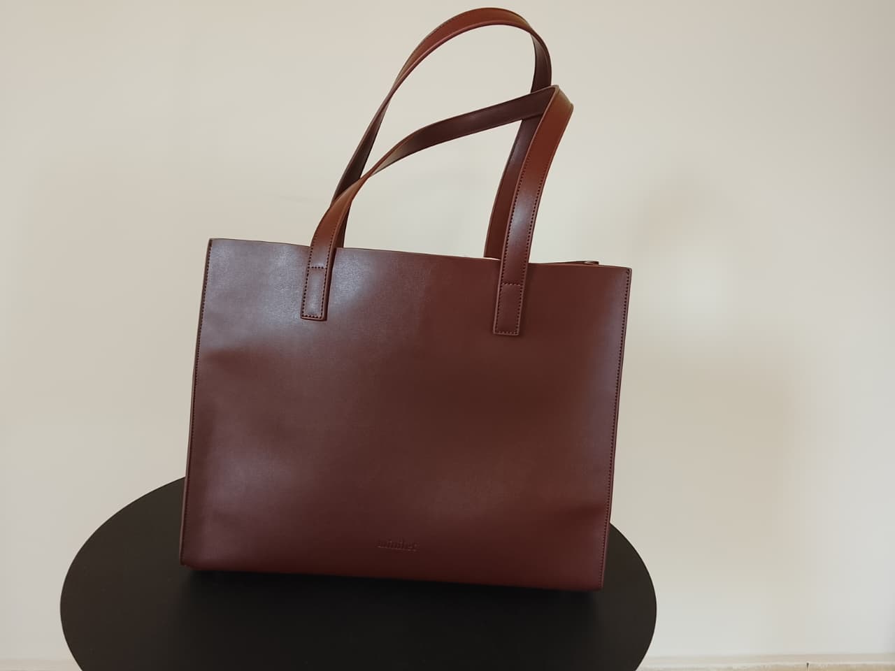 Dark Brown | Large Basic Tote(Zero Waste 🌿)