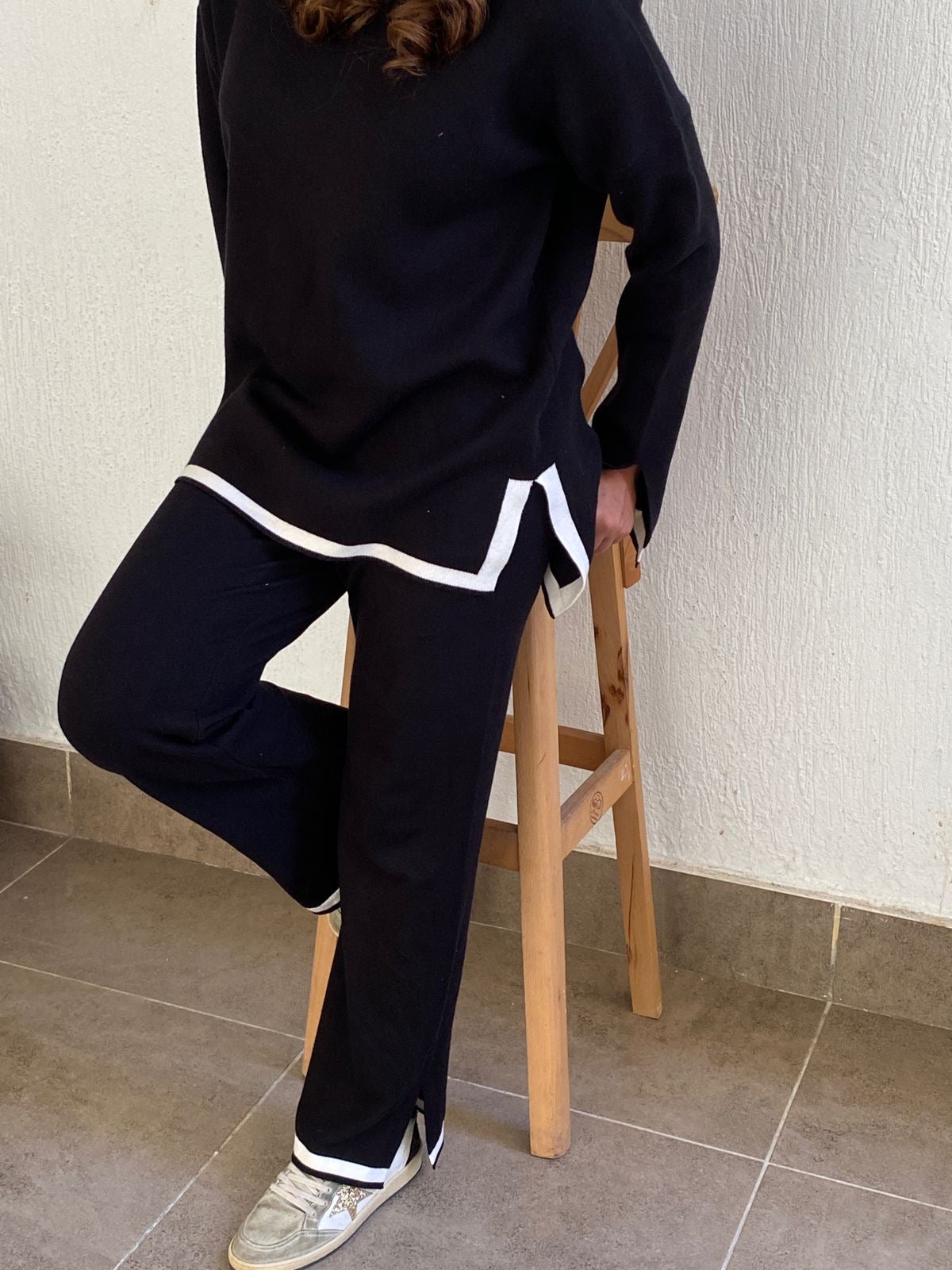 Black x White | knit Set