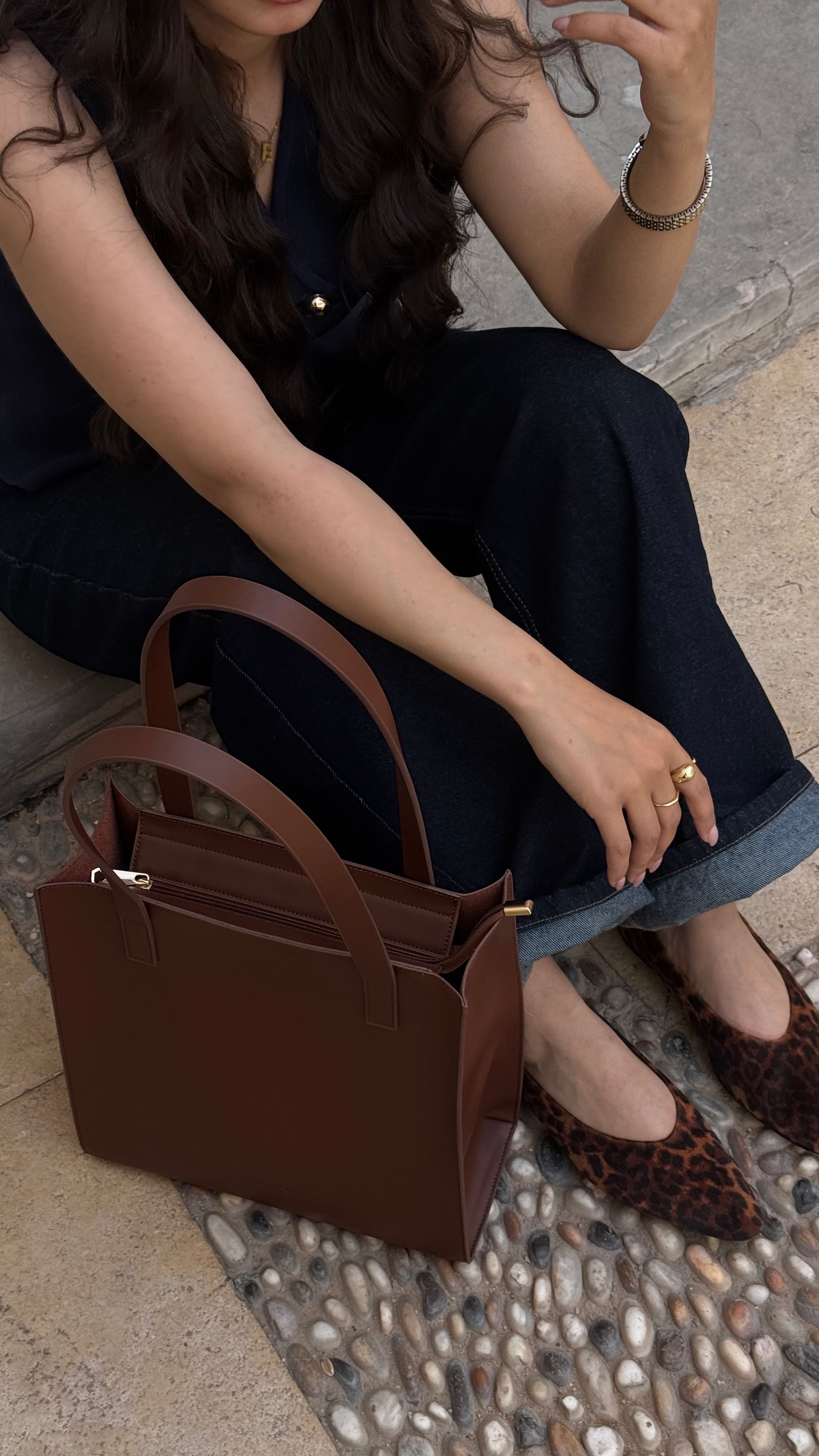Basic Tote With a Zipper(New ✨)