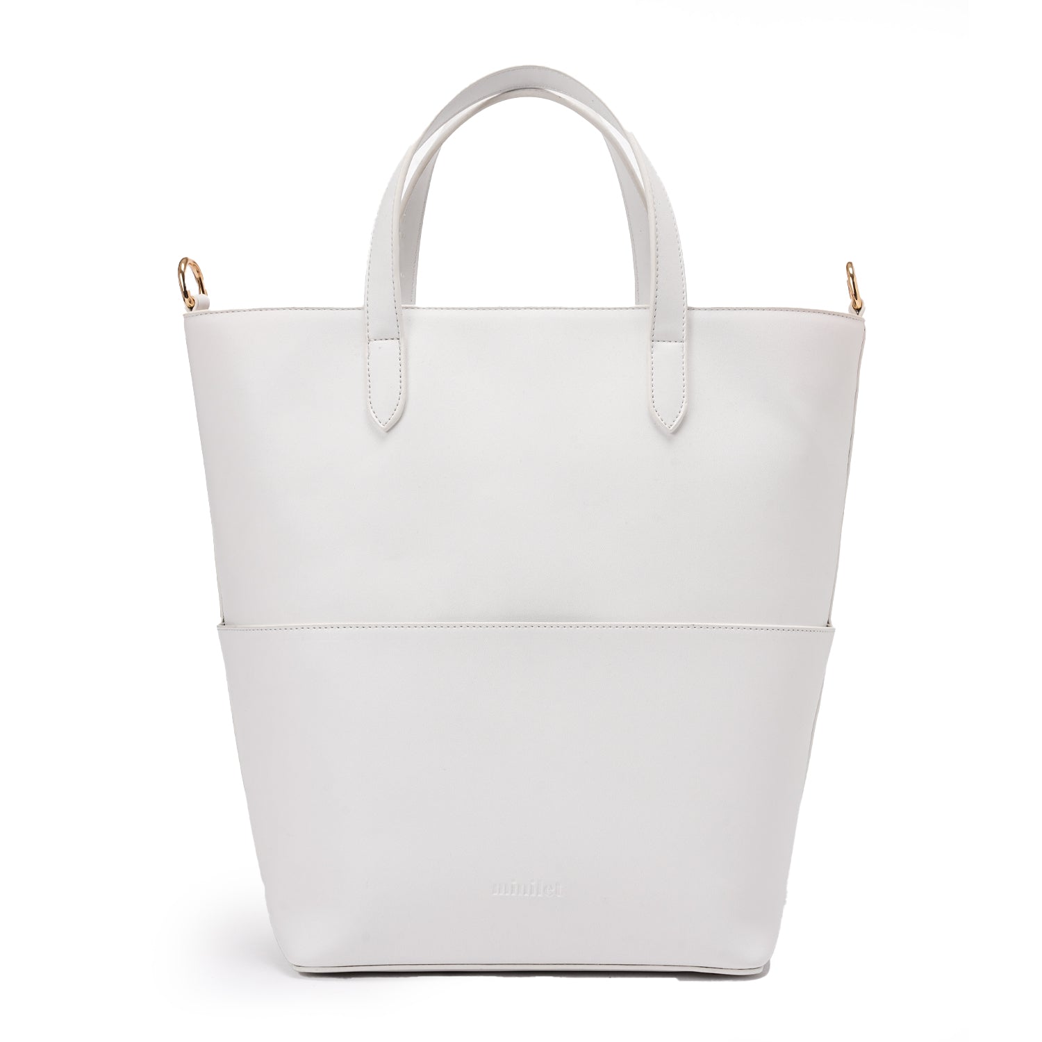 White | Bucket Tote Bag