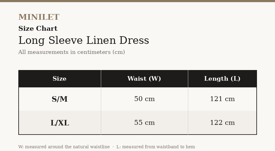 Olive | Long Sleeves Linen Dress