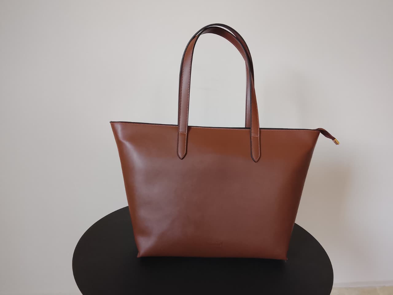 Brown | Zipper Classic Tote (Zero Waste 🌿)