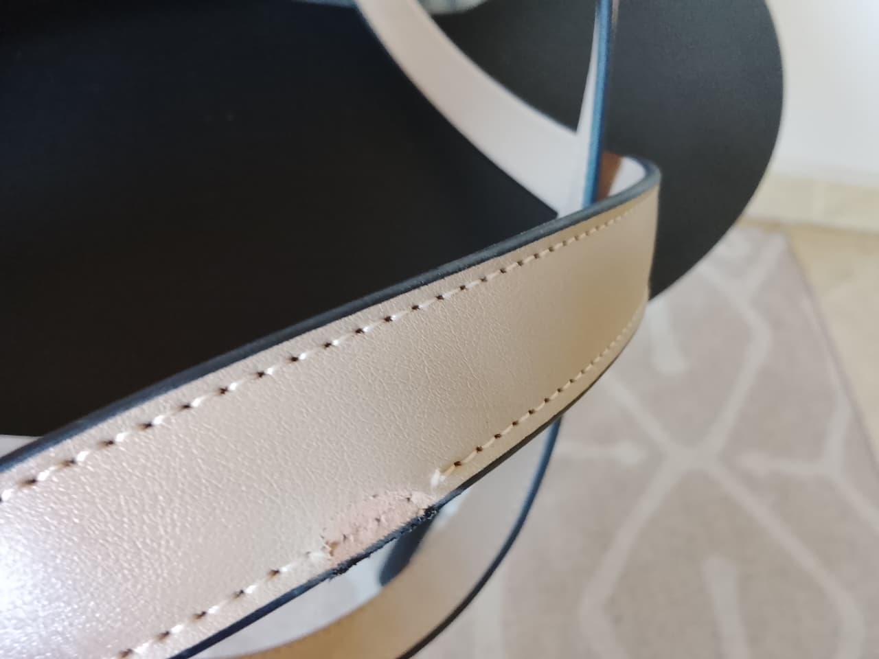 Beige | Large Basic Tote With a Zipper (Zero Waste 🌿)