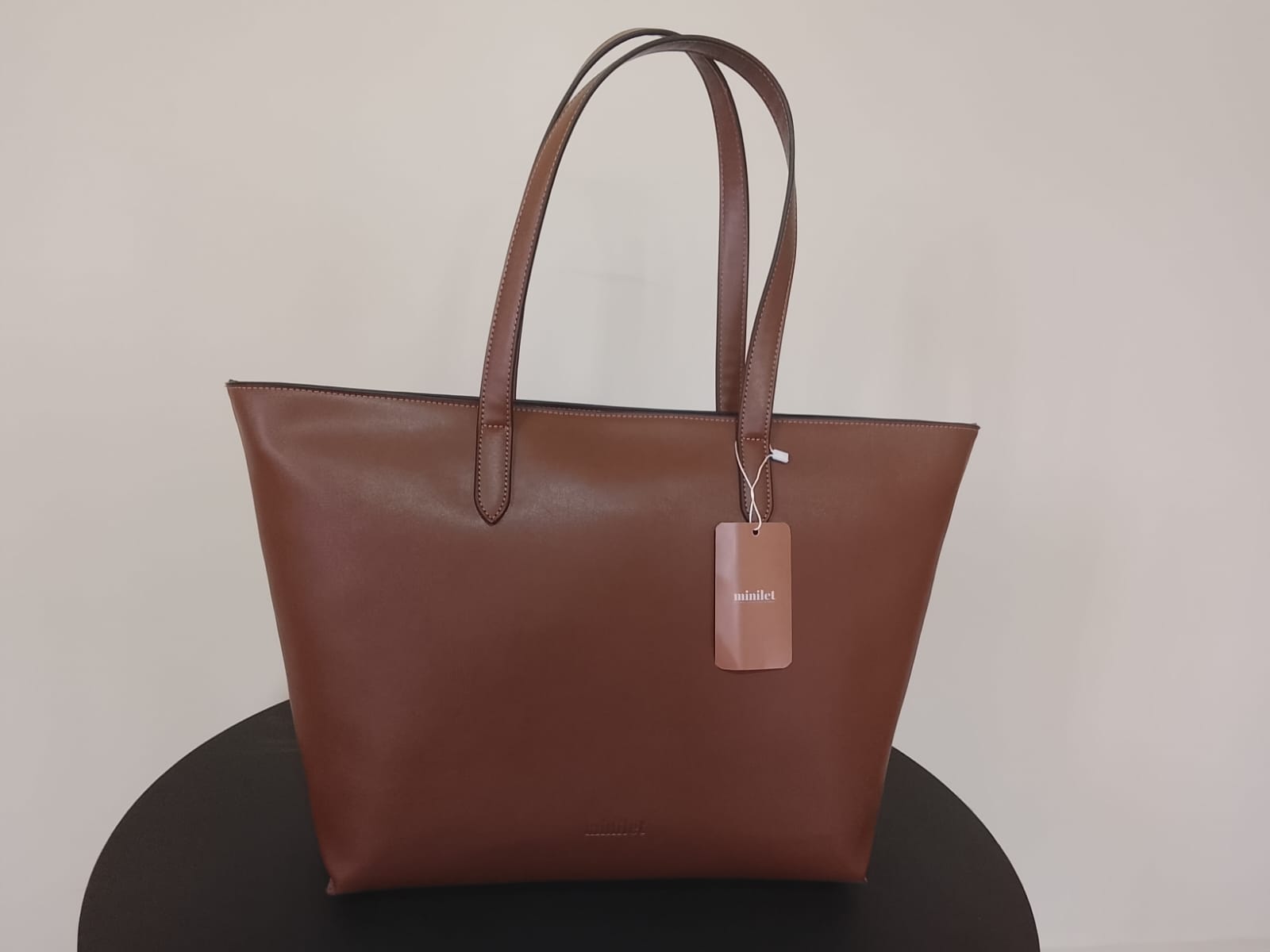 Brown | Zipper Classic Tote (Zero Waste 🌿)