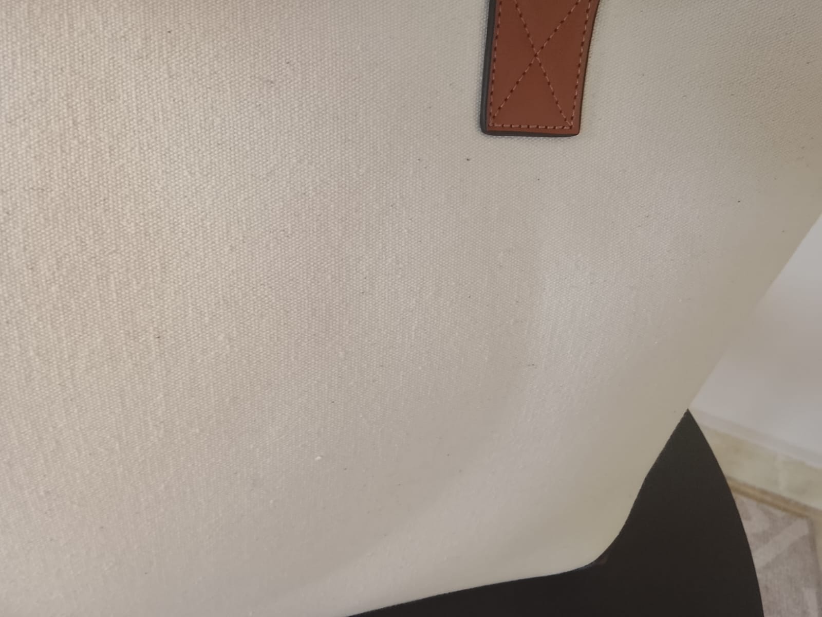 Camel x Offwhite | Leather Canvas Bag (Zero Waste 🌿)