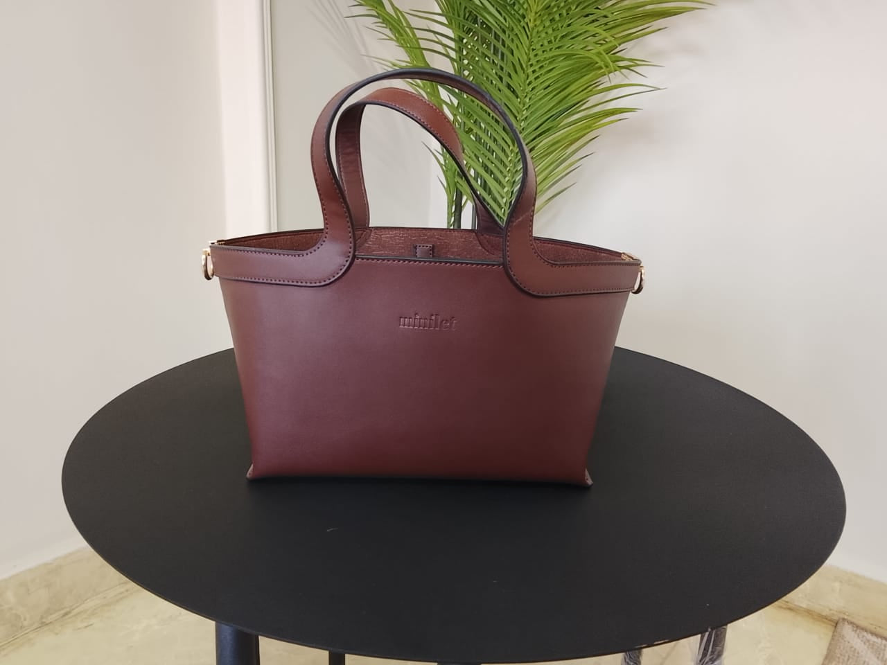 Dark brown / mini bag in bag (Zero Waste 🌿)