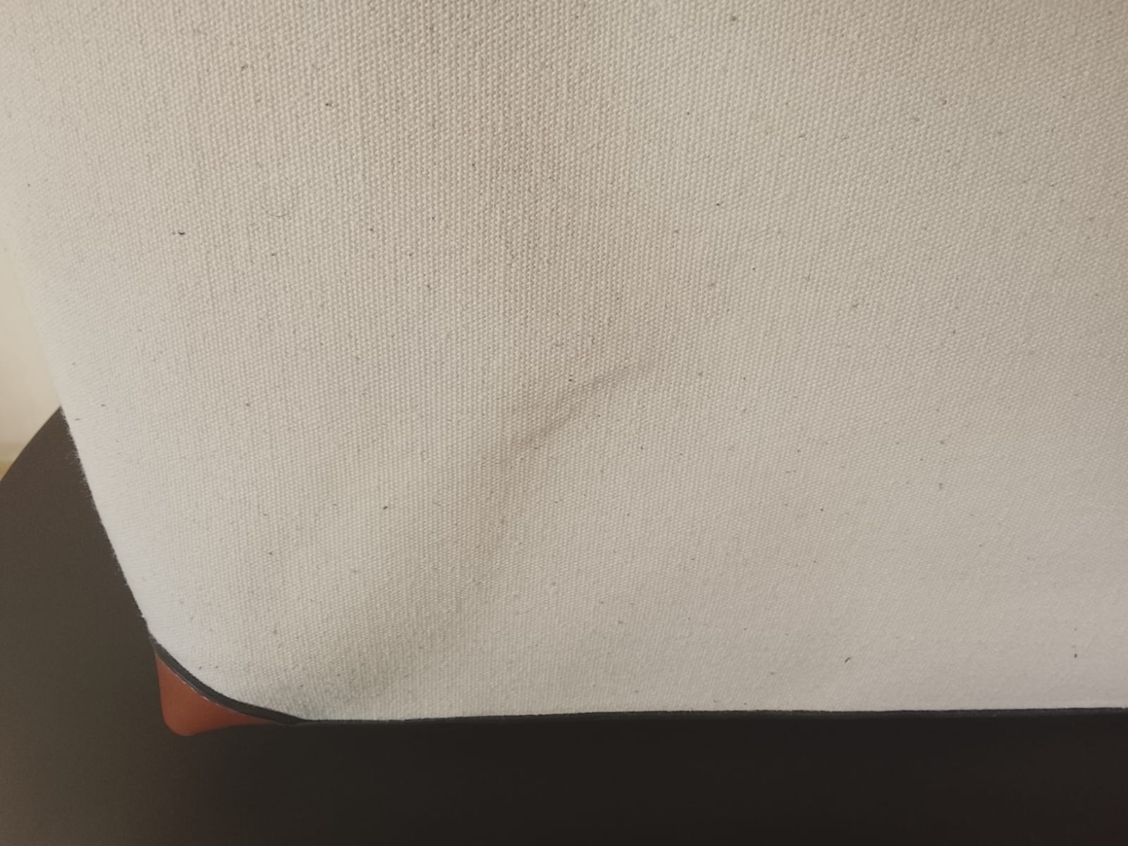 Camel x Offwhite | Leather Canvas Bag (Zero Waste 🌿)