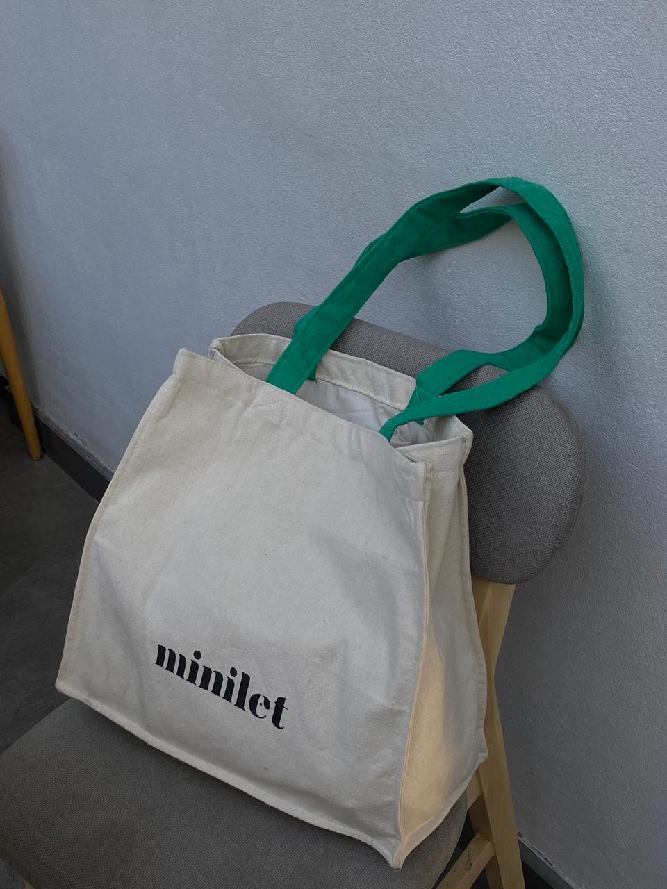 Green x Off White | Canvas Shopping Tote