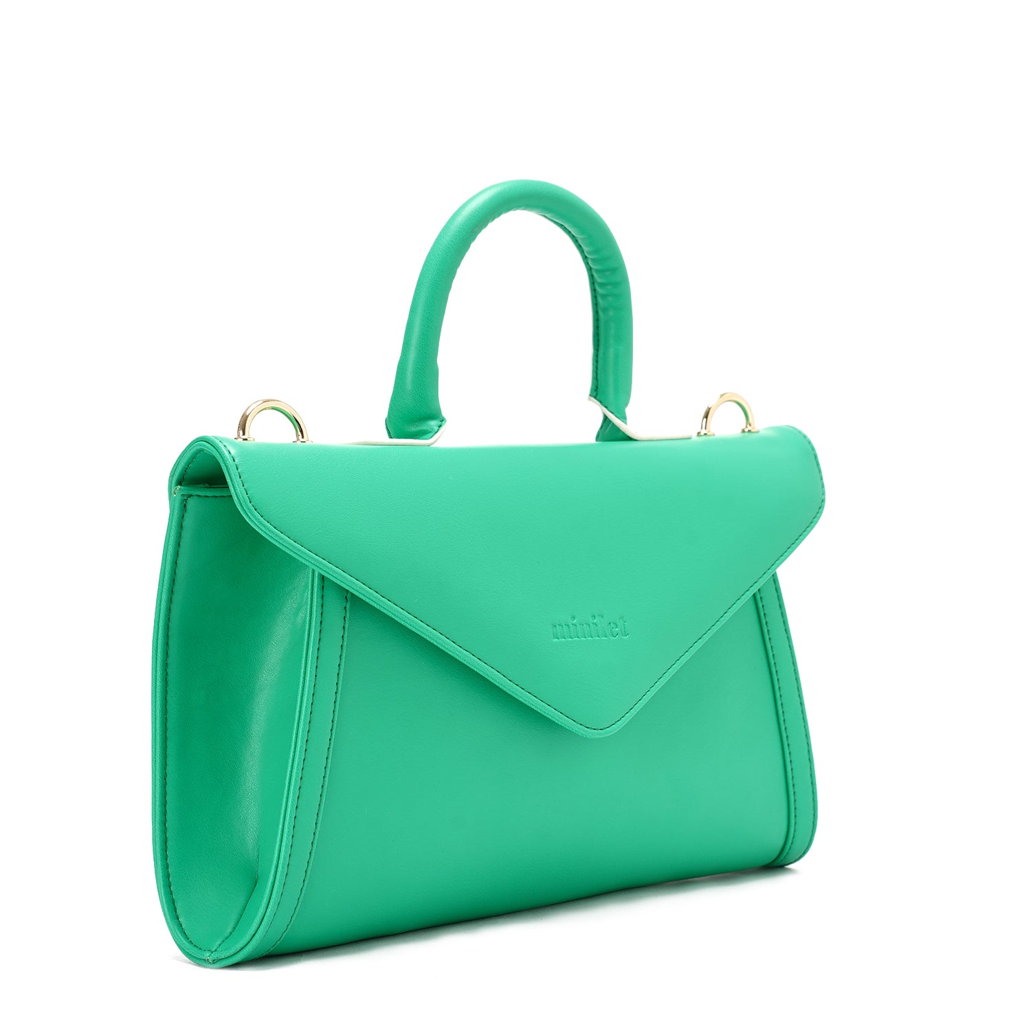 Green | Leather Crossbody Bag