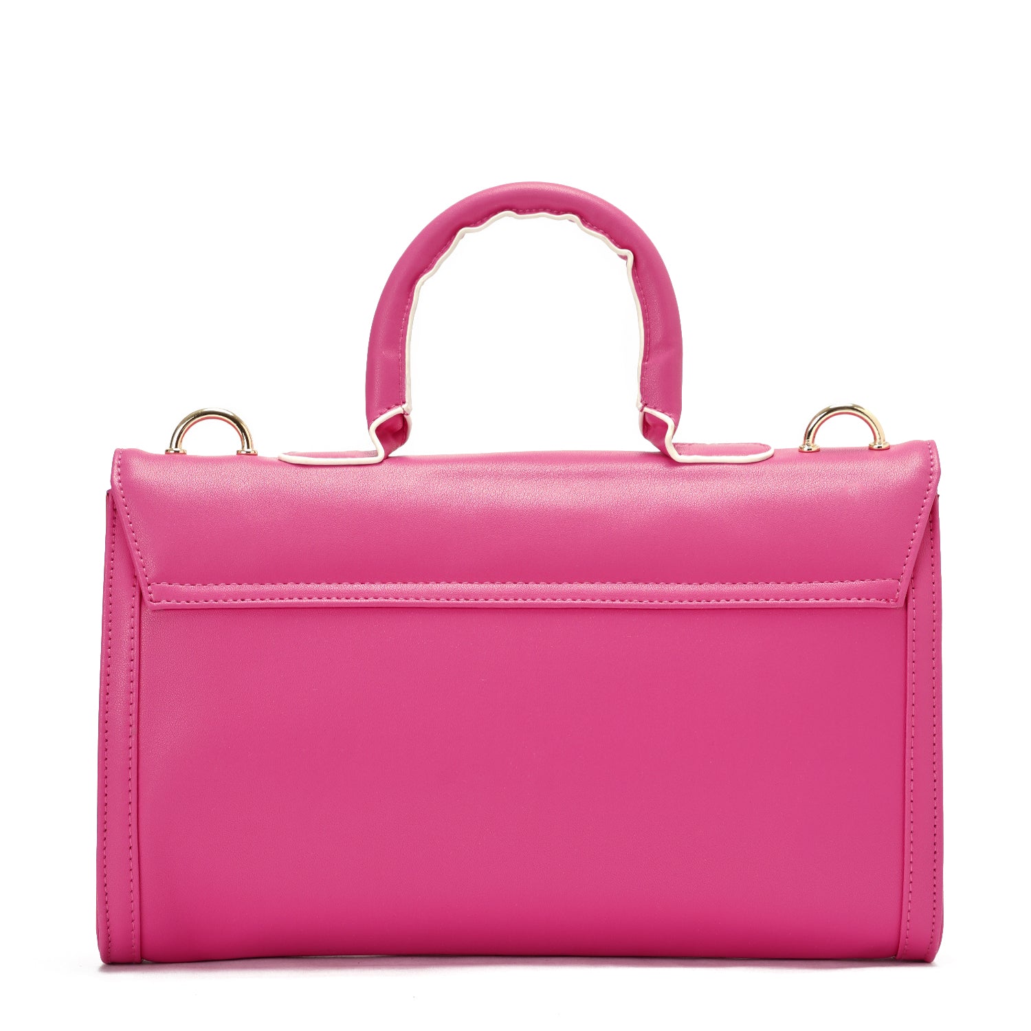 Fuschia | Leather Crossbody Bag