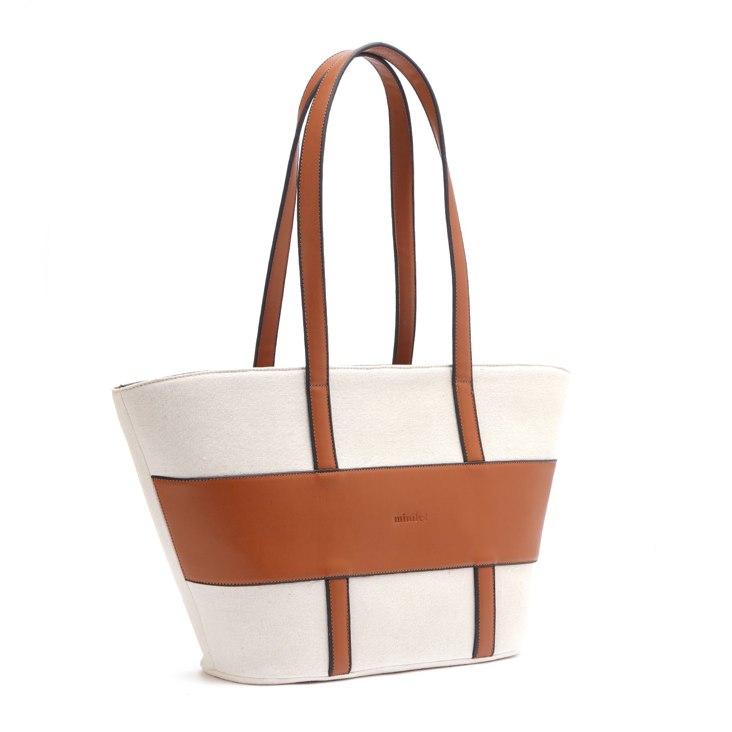 Leather x Canvas Tote