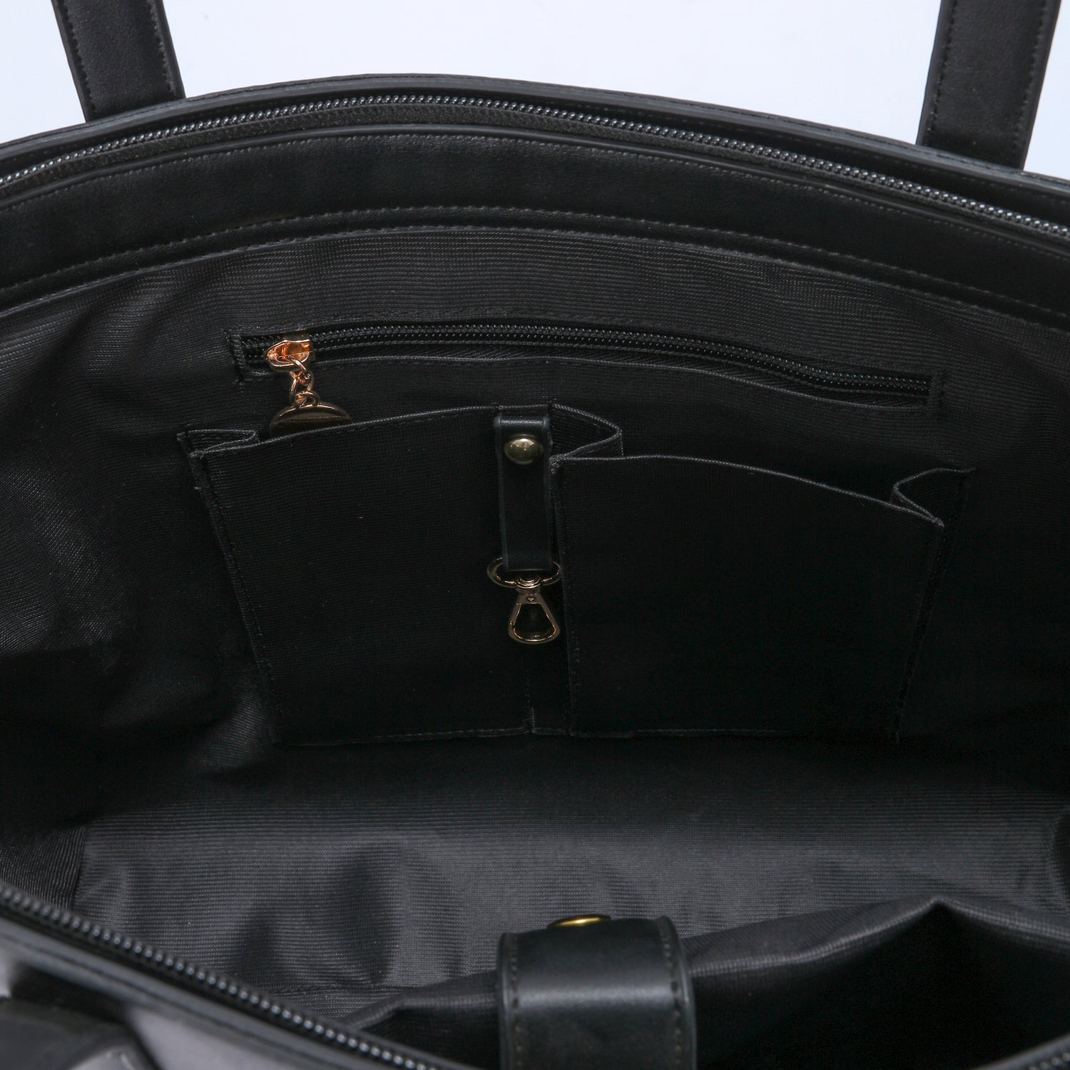 Black | Zipper Classic Tote