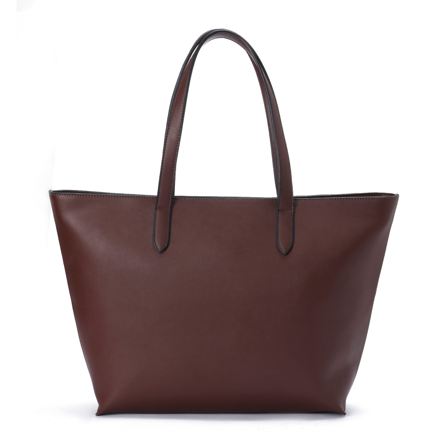 Dark Brown | Zipper Classic Tote