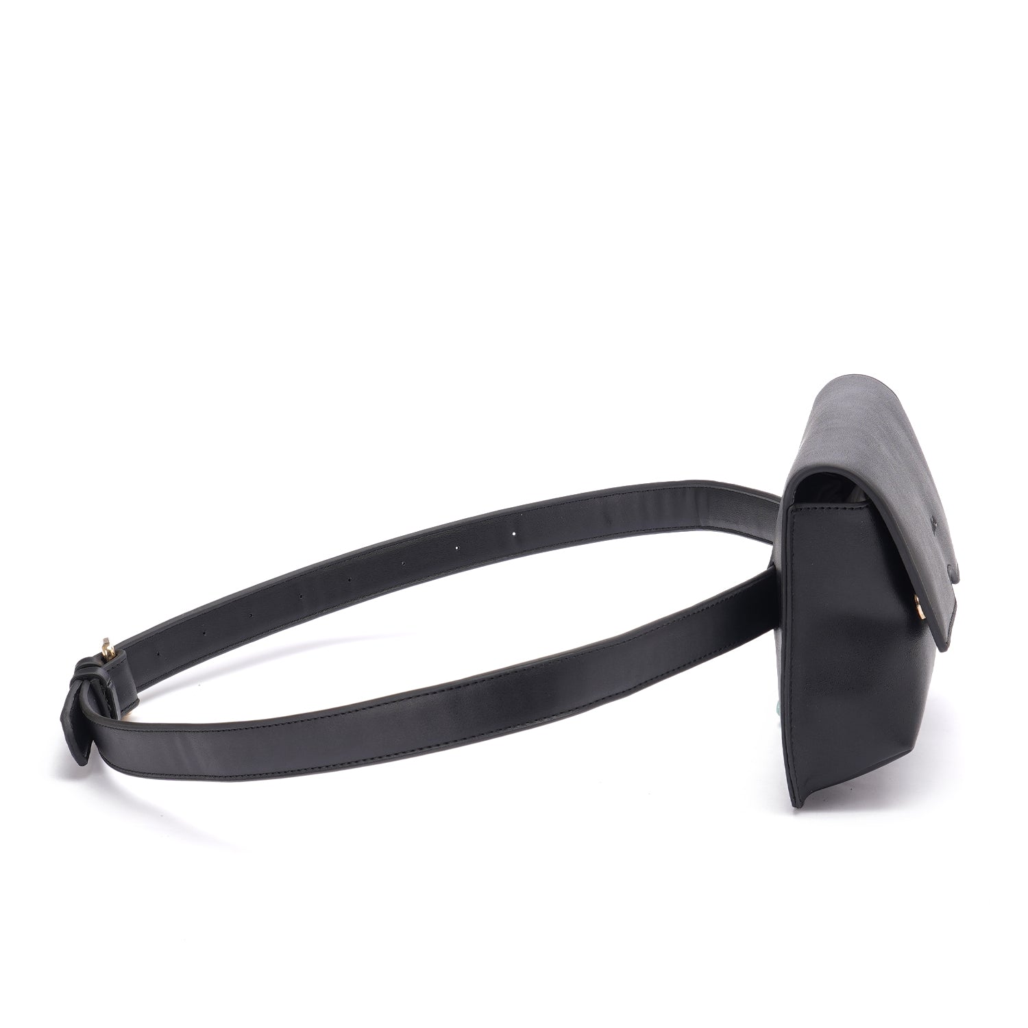 Black | Leather Belt Bag