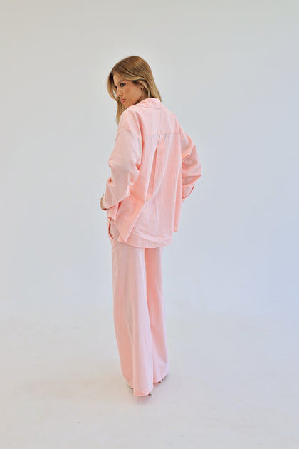 Light Pink | Linen Pants