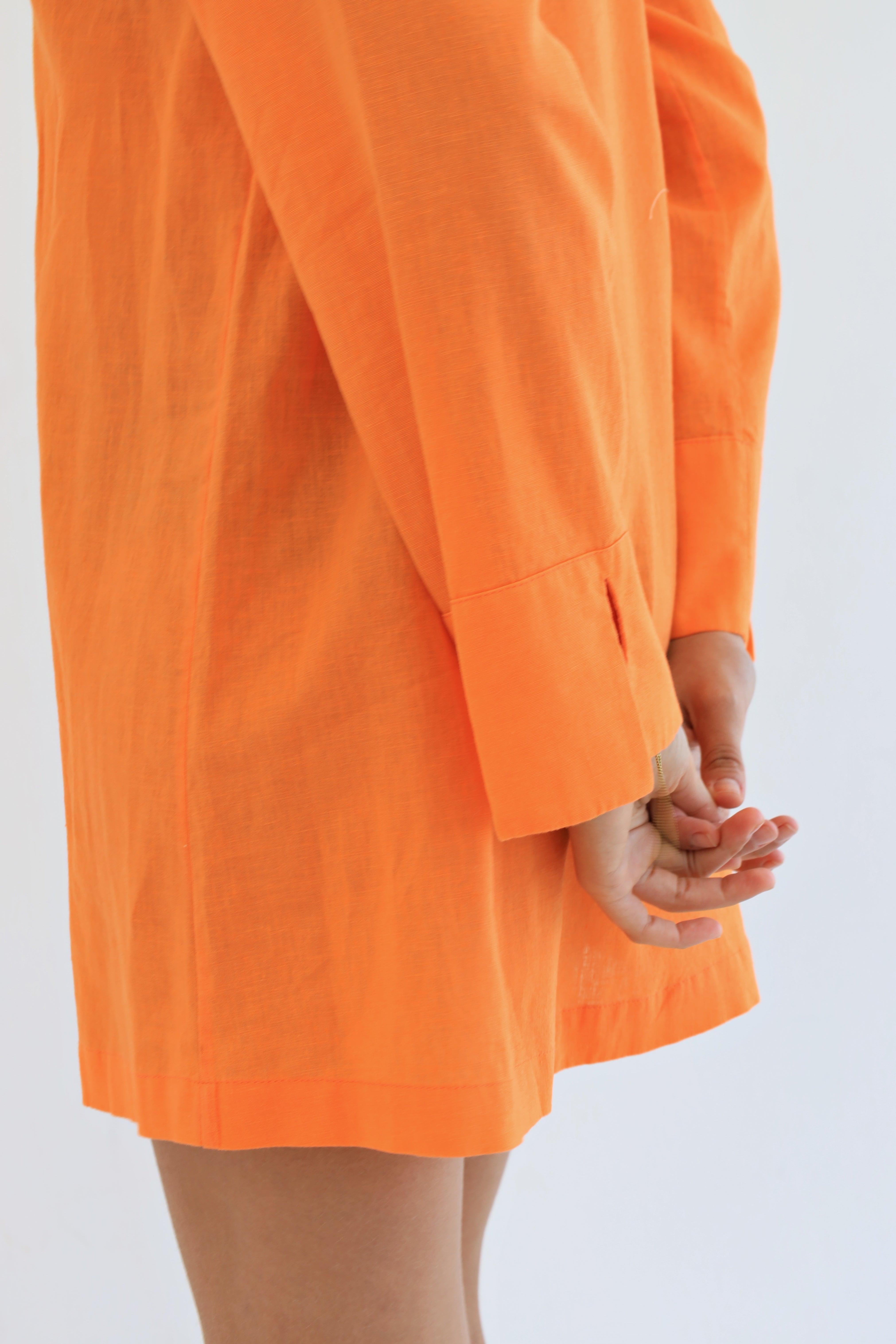 Orange | Beach Linen Dress