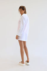 White | Beach Linen Dress