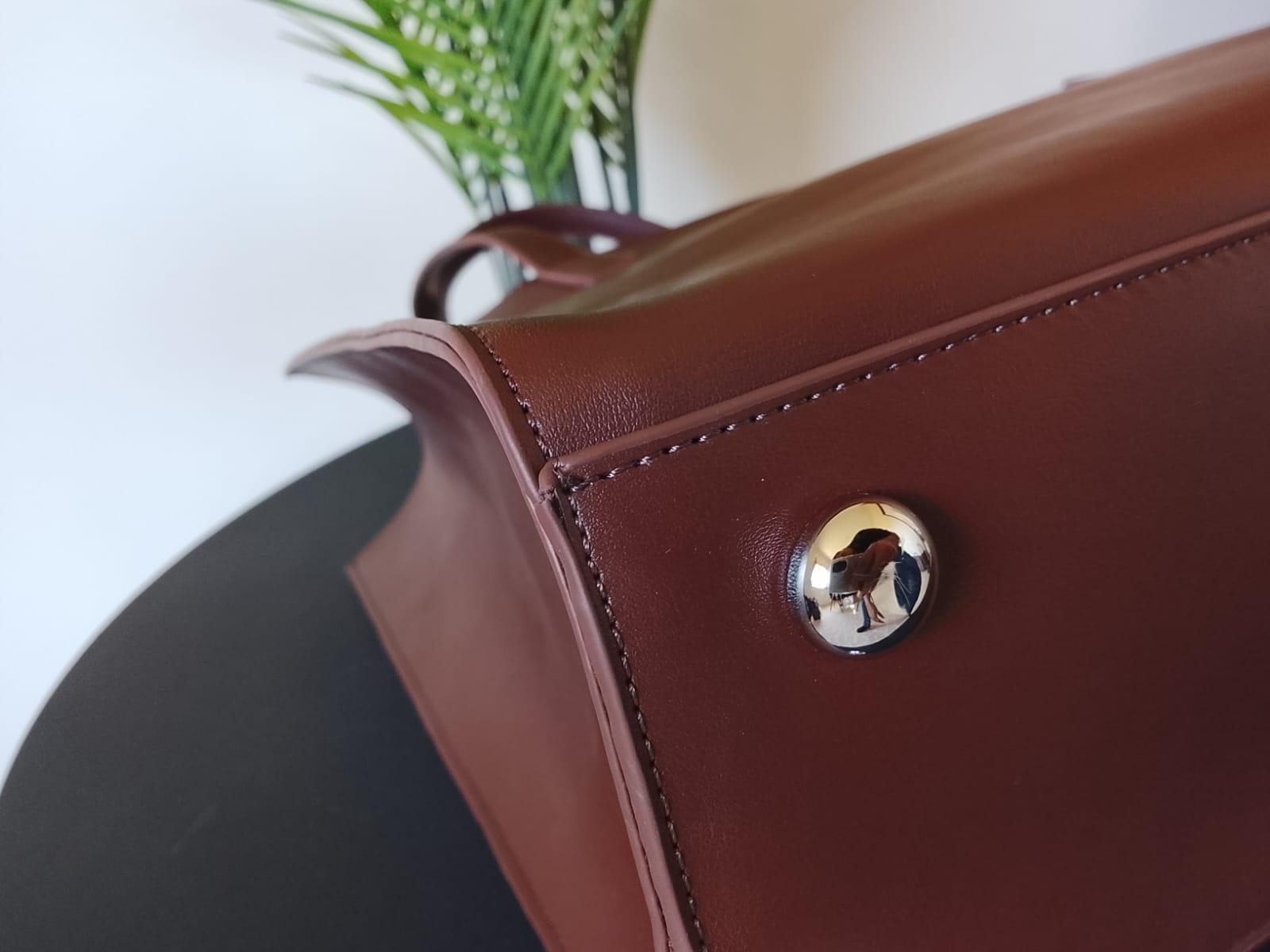Dark Brown | Large Basic Tote(Zero Waste 🌿)